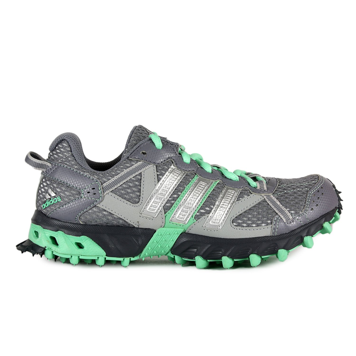 Adidas Thrasher Running Shoe Light Onix Metallic Silver Green