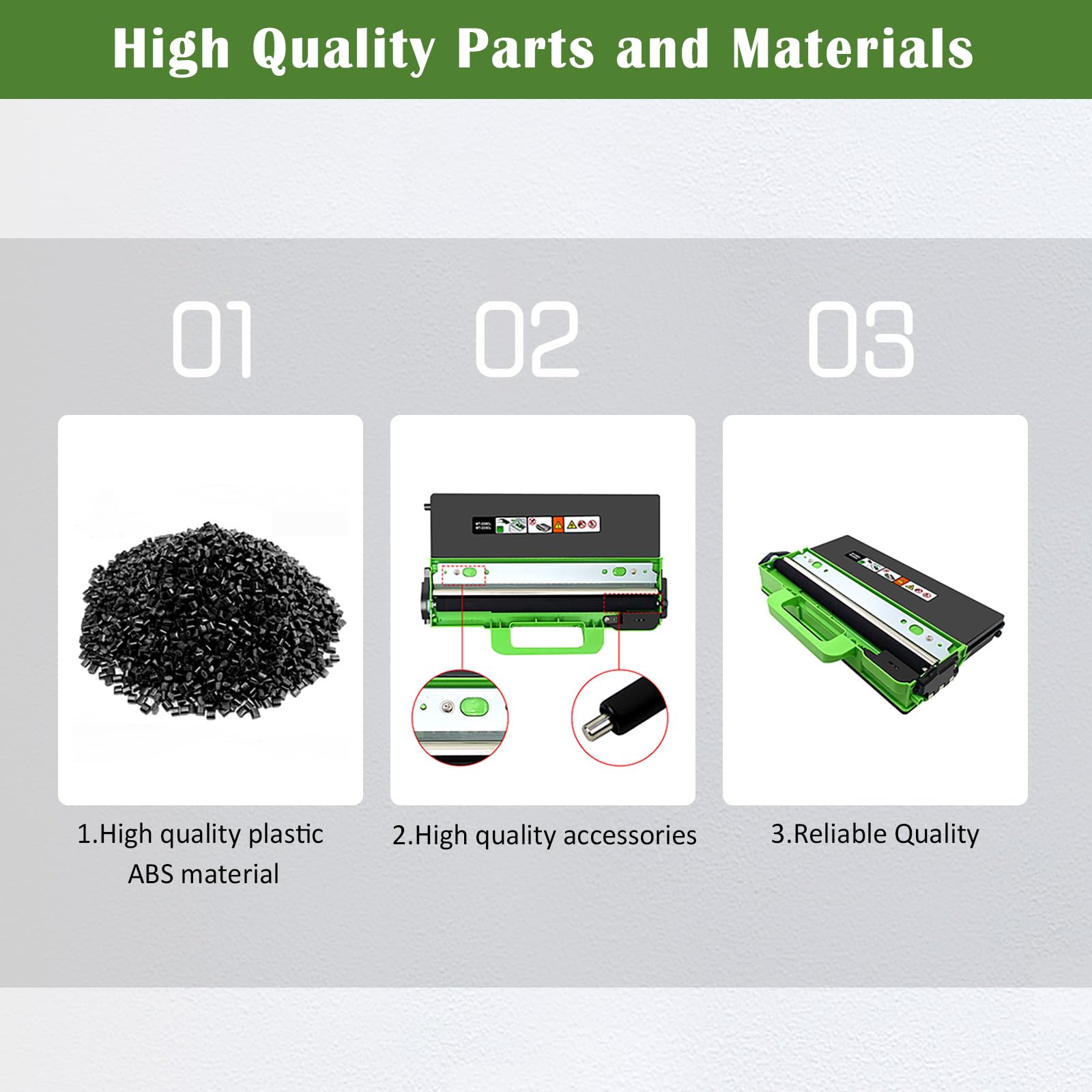 WT-220CL WT220CL Cartuccia del Toner di Scarto Compatibile per Brother DCP-9017CDW 9020CDW 9022CDW HL-3140CW 3142CW 3152CDW 3170CDW 3172CDW L3210CW L3230CDW L3270CDW L3290CDW MFC-9130CW 9140 9142 9330