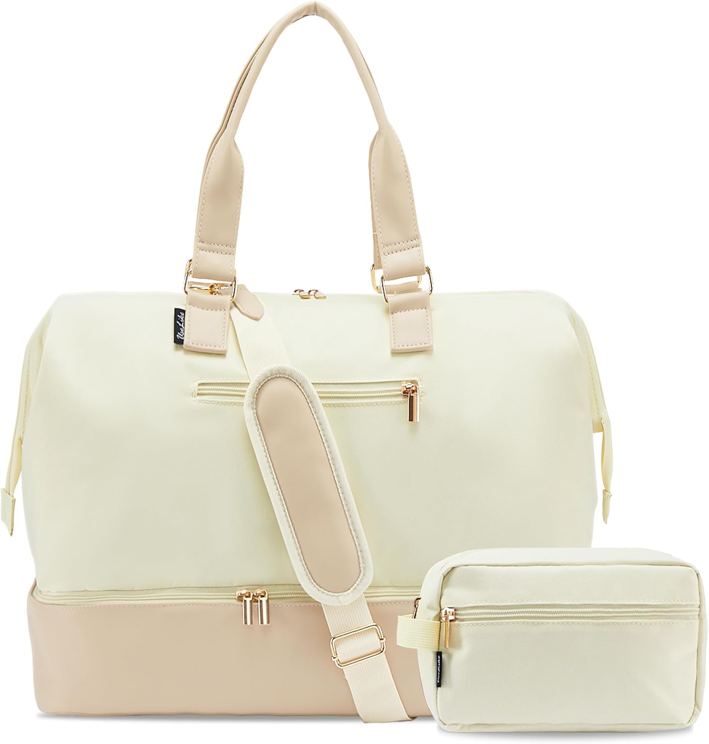 Weekender Bags for Women, Large Travel Duffel Bag with Shoes Compartment, Carry On Overnight Tote Bags with Toiletry Bag