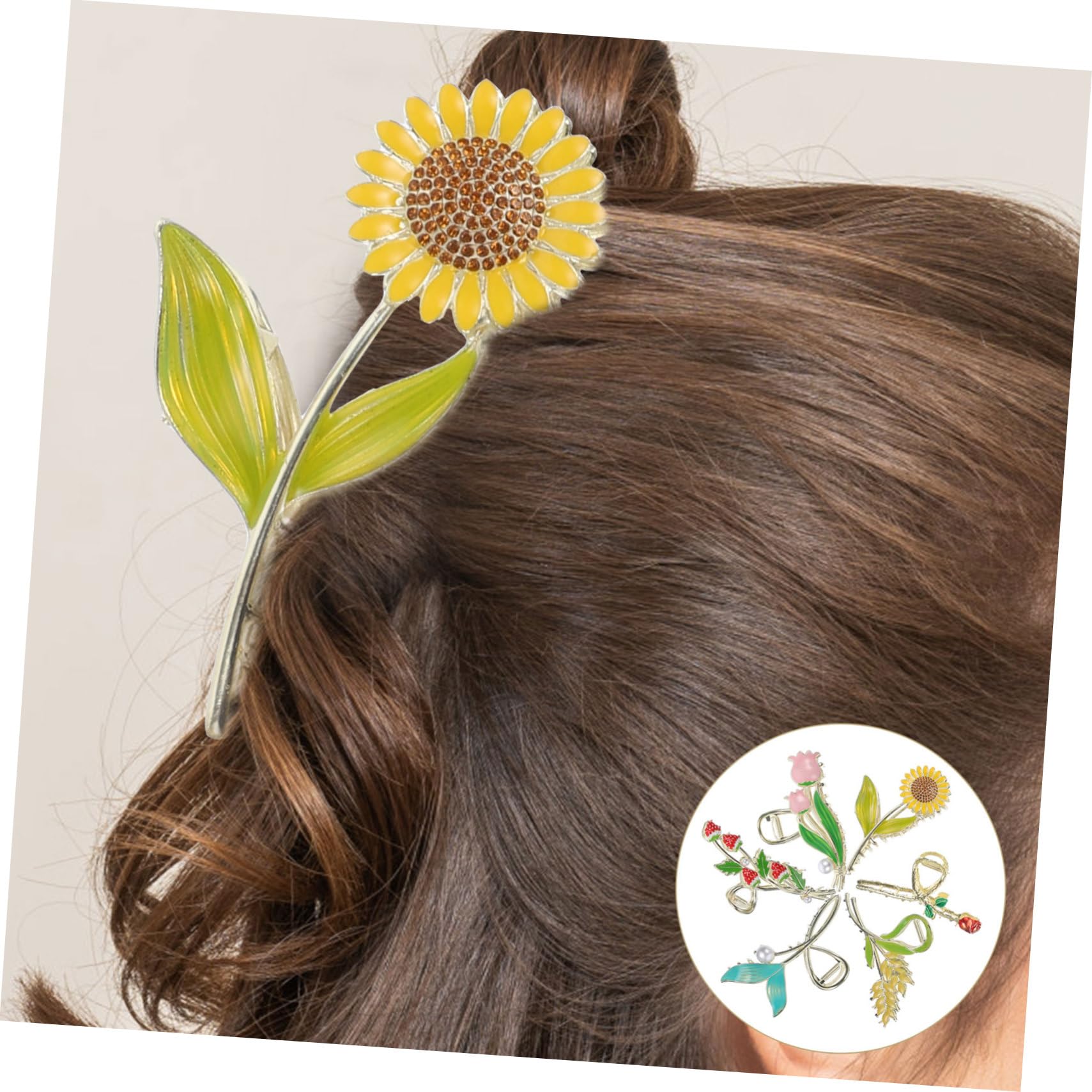6 Stck Metall Haarklammern Große Haarklammern für Frauen Claw Clip Rutschfest Komfortabel für Party Alltag und Hochzeit
