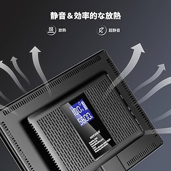 Amazon | NEEWER 撮影用ライト ビデオライト 192個LEDビーズ 超薄型LED