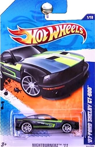 2011 Hot Wheels '07 Ford Shelby GT-500 Negro #111/244