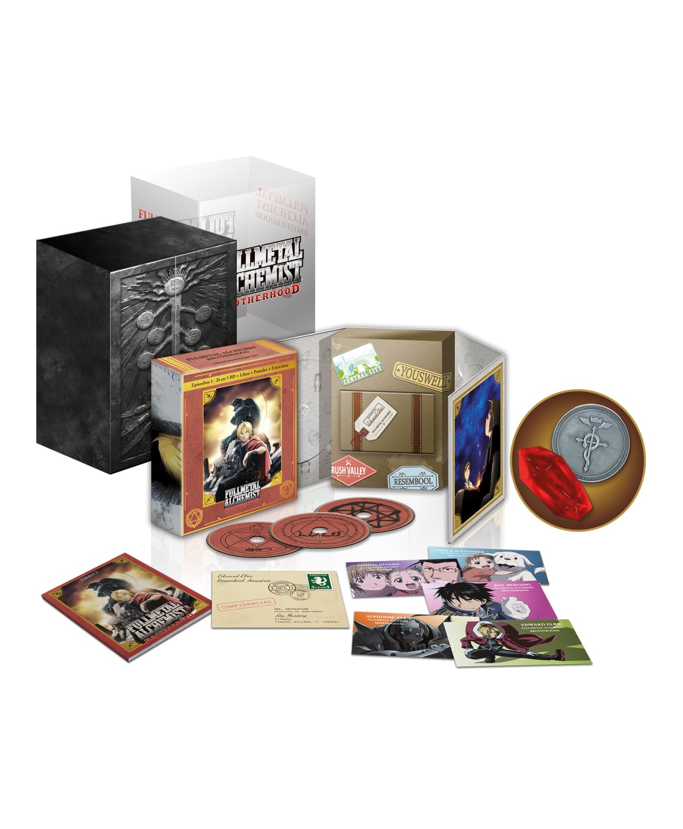 Fullmetal Alchemist Brotherhood Box 1 (Episodes 1 To 26) [Bluray