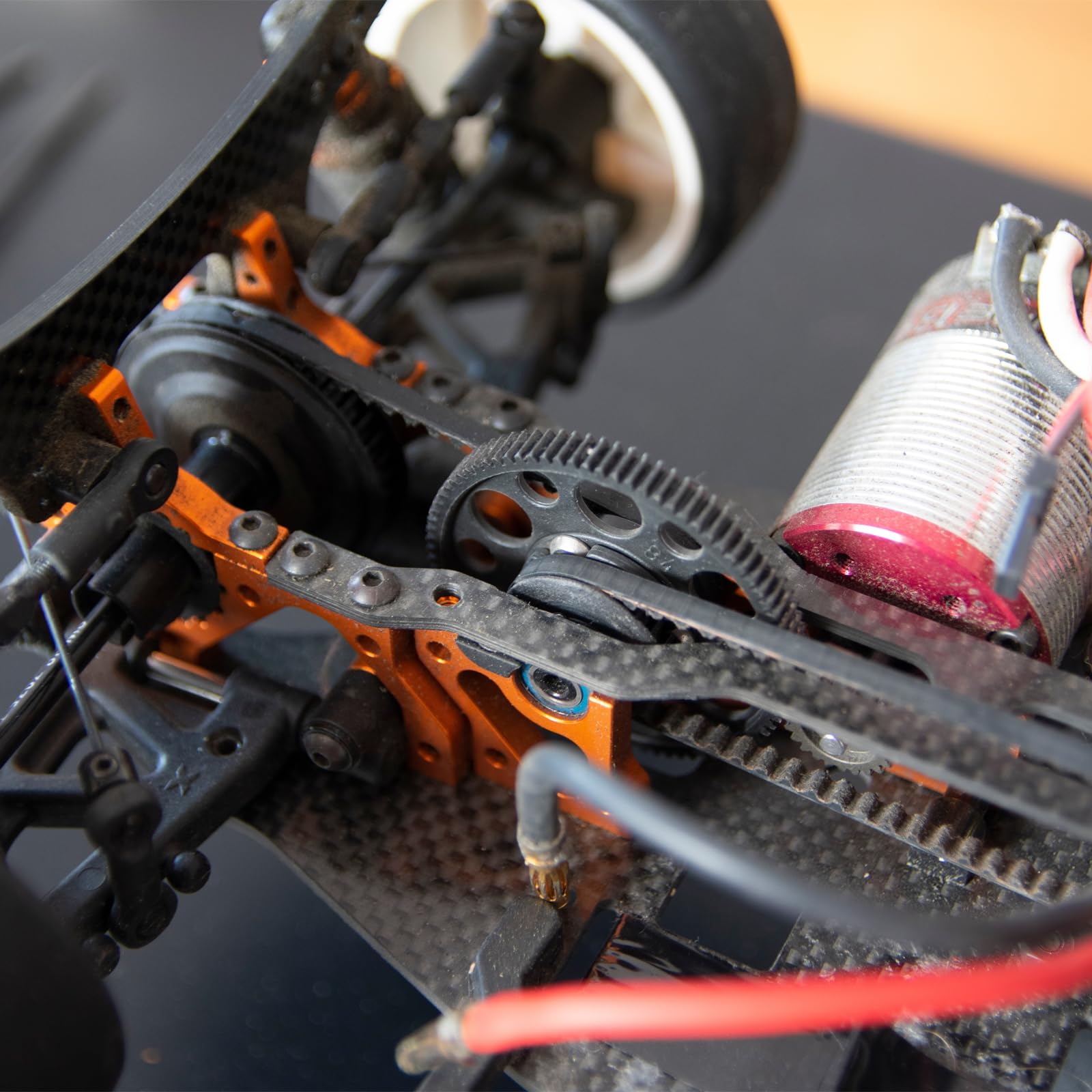 DMiotech M1 28T 29T 30T 31T 32T - Engranaje de motor de piñón endurecido de acero de 8 mm para motores sin escobillas de repuesto de coche RC, aplicaciones RC con 5 tornillos para bricolaje RC Boat