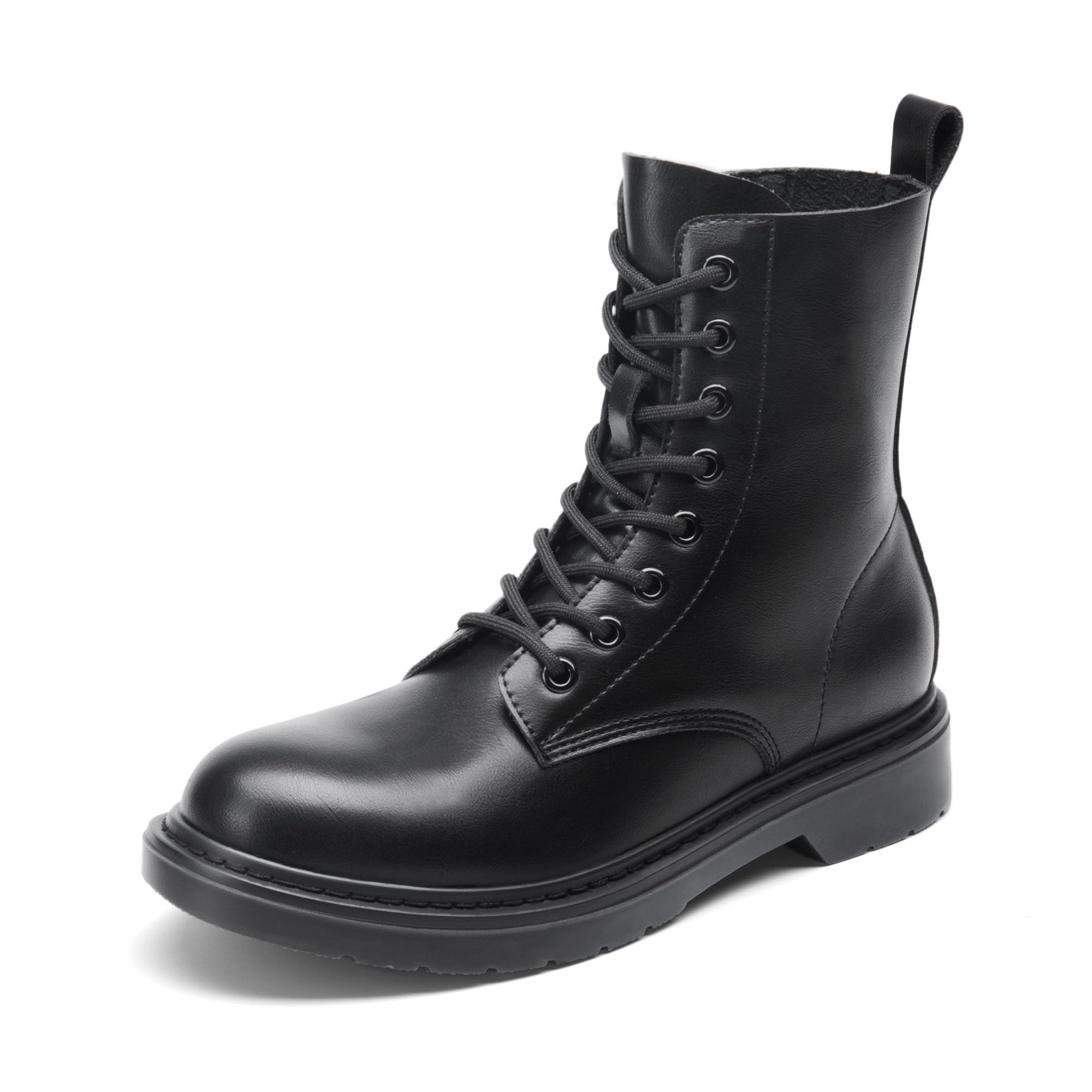 DREAM PAIRS Stivaletti Alla Caviglia con Lacci da Donna Moda Casual Comodi Stivaletti Donna