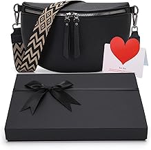 Vezluax Coffret Cadeau Femme avec Sac à Main Élégant Idée Cadeau Anniversaire Noël Saint Valentin pour Maman Amie Épouse Fille Femme Prêt à Offrir Sac Noir