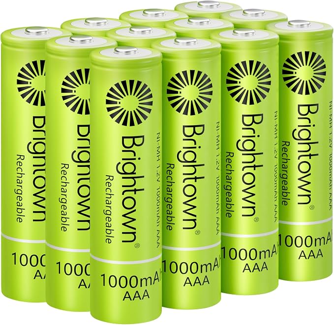 Baterías Recargables AAA Brightown 12 Unidades 600mAh miniatura 8