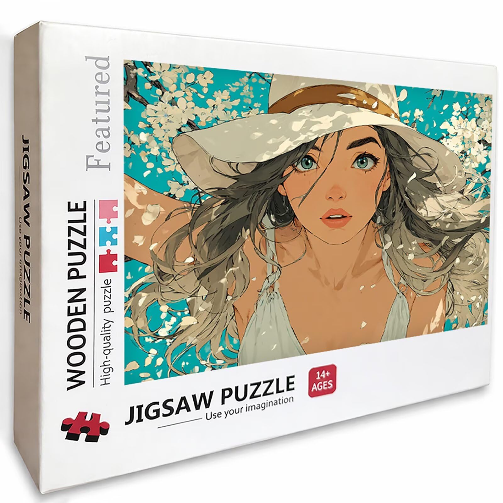 Puzzle 2000 elementów dla dorosłych i kobiet, drewniane puzzle, 99 x 70 cm, dla mężczyzn, kobiet, starszych seniorów, części ściśle do siebie pasują, dekompresja, dekoracja ścienna, prezenty dla