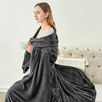 Vista 209 de BEDELITE Fleece Blanket White Throw Blanket for Couch & Bed, Luxury Plush Cozy Fuzzy Blanket 50" x 60", Super Soft Warm Lightweight Throw Blanket