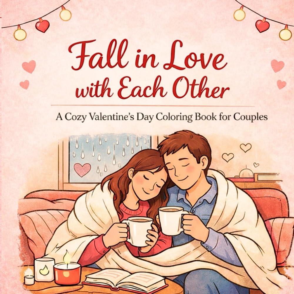 Fall in Love with Each Other: A Cozy Valentine’s day Colouring Book for Couples