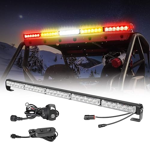 Miniatura 9 de SWATOW INDUSTRIES Barra de luz LED trasera de persecución con luz estroboscópica LED con señal de giro de freno inverso, barra de persecución de luz