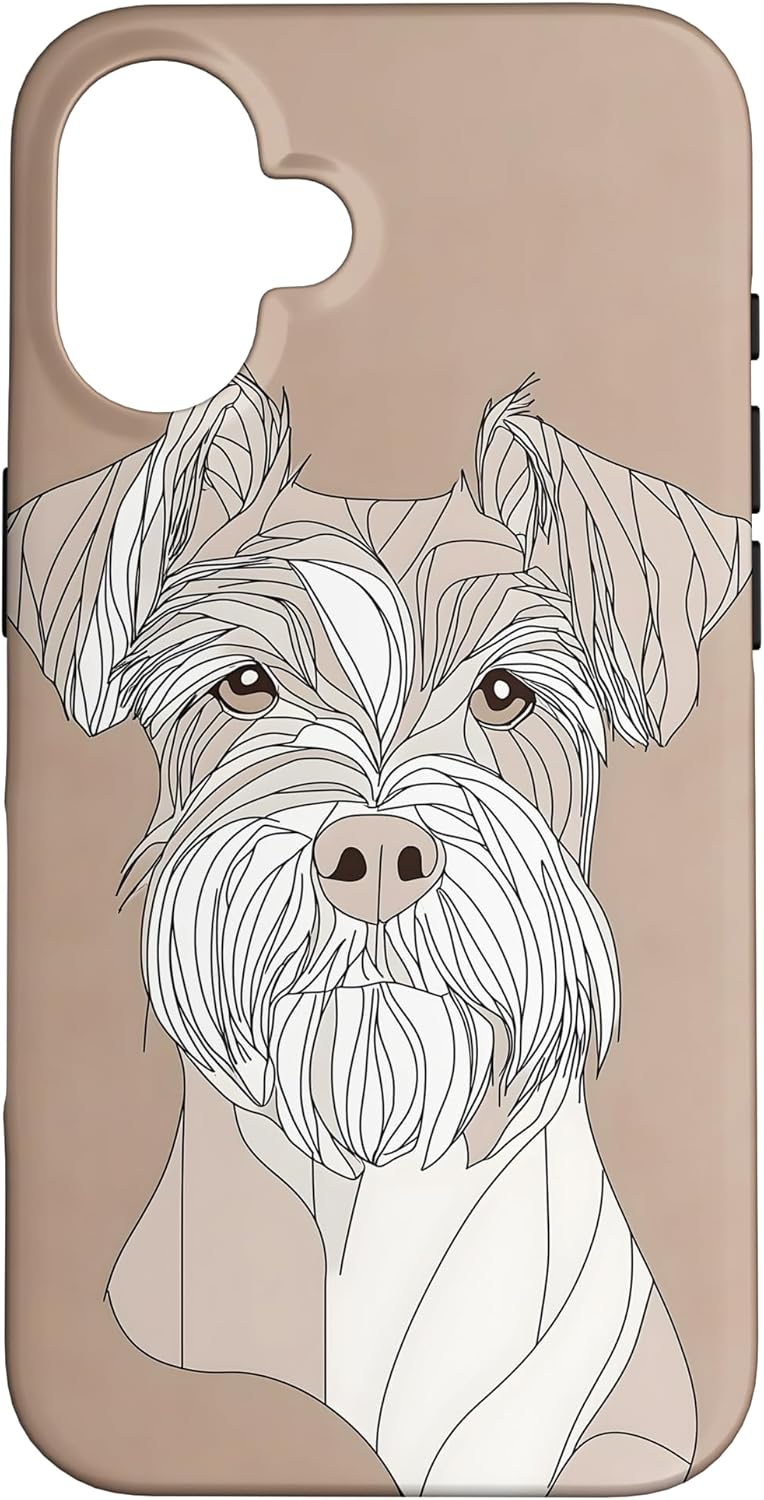 Miniature Schnauzer Dog Case for iPhone 16