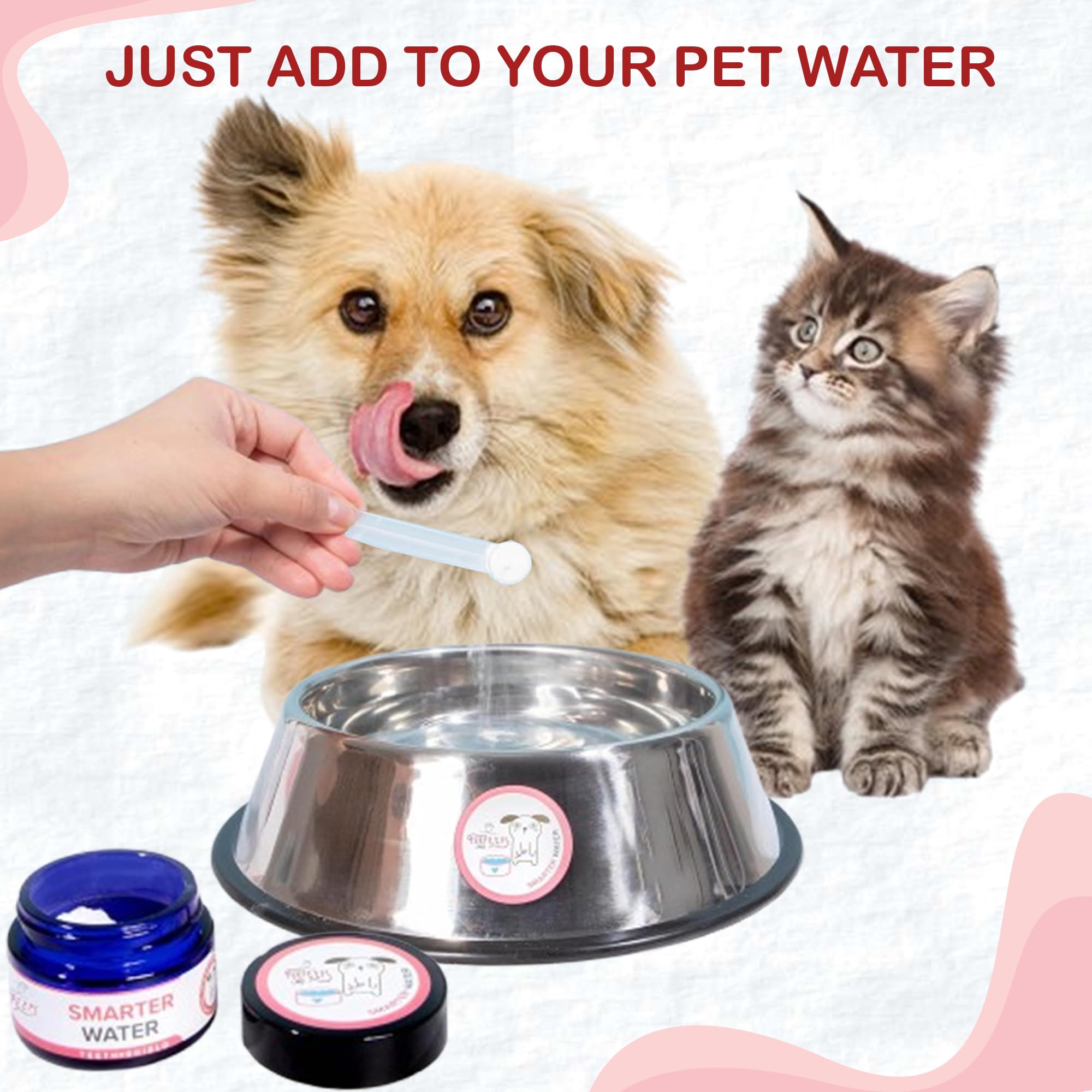 Furpeeps Dog & Cat Dental Care Powder Water Additive – 45 Servings, Dog Breath Freshener, Natural Plaque & Tartar Remover, No-Brush Oral Hygiene for Puppies, Seniors & Multi-Pet Homes, Vet Recommended - image 5