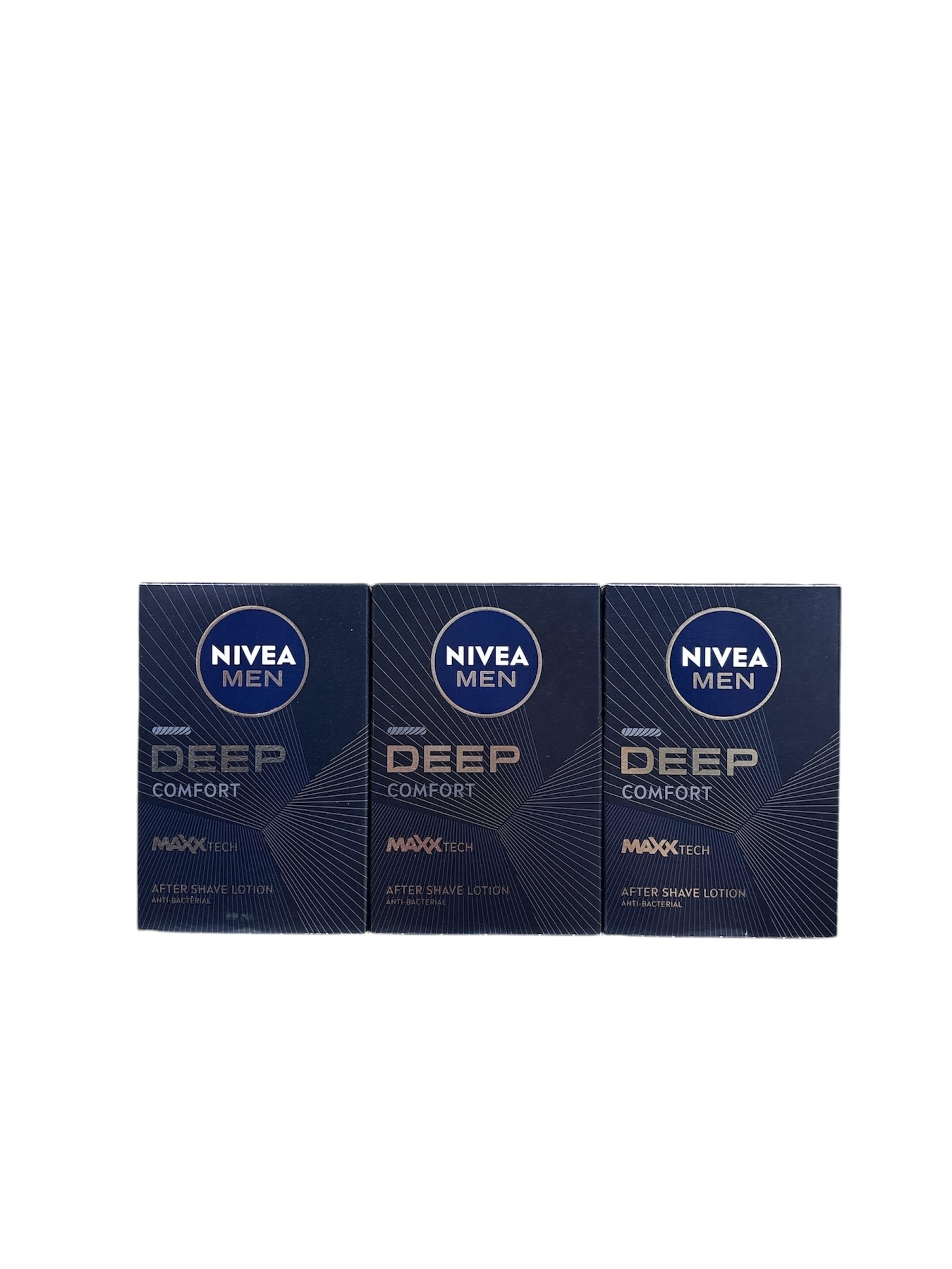 Nivea Loción para después del afeitado para hombre, Deep Comfort, 3 unidades (3 x 100 ml)
