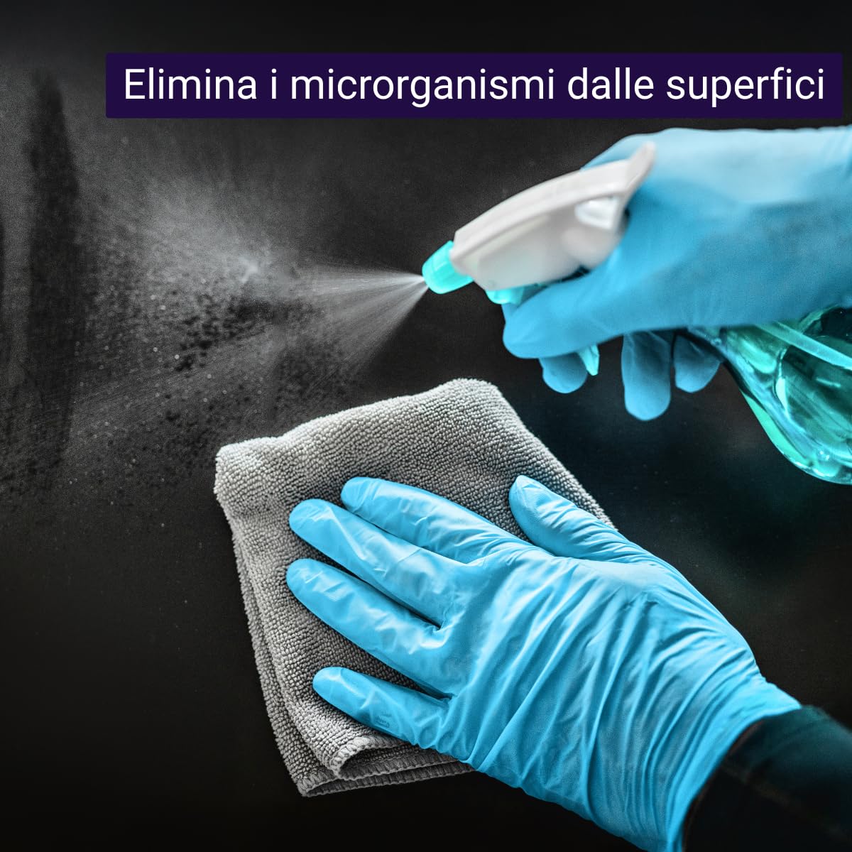 PIP BioSan Beauty Hair Igienizzante Antibatterico per Strumenti, No Risciacquo, Concentrato 2 FL.LT.1 pari a 60 LT