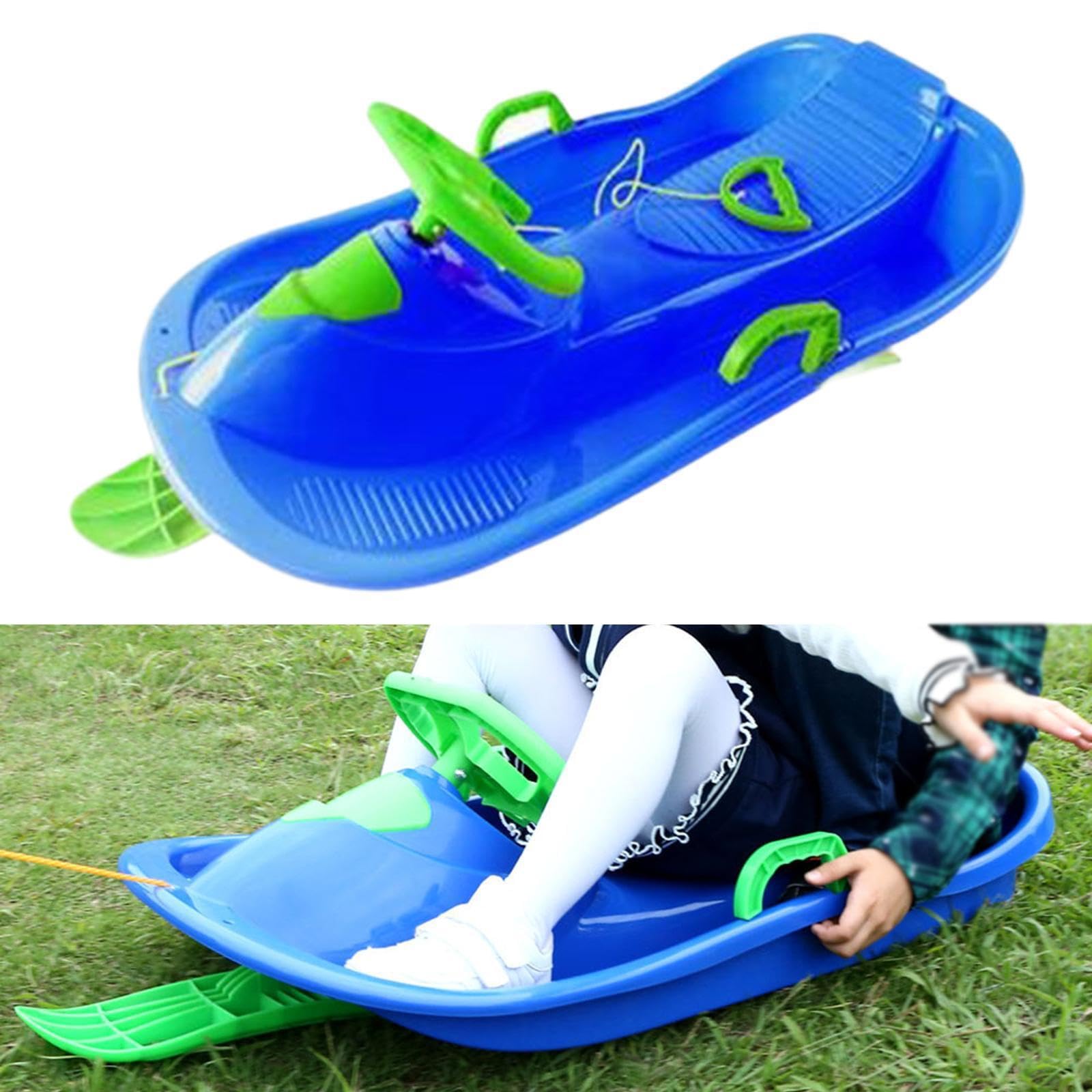 Transformez l'hiver en Aventure avec Cette Luge passionnante conçue pour Amuser et stimuler Les Enfants. Luge maniable avec Volant.