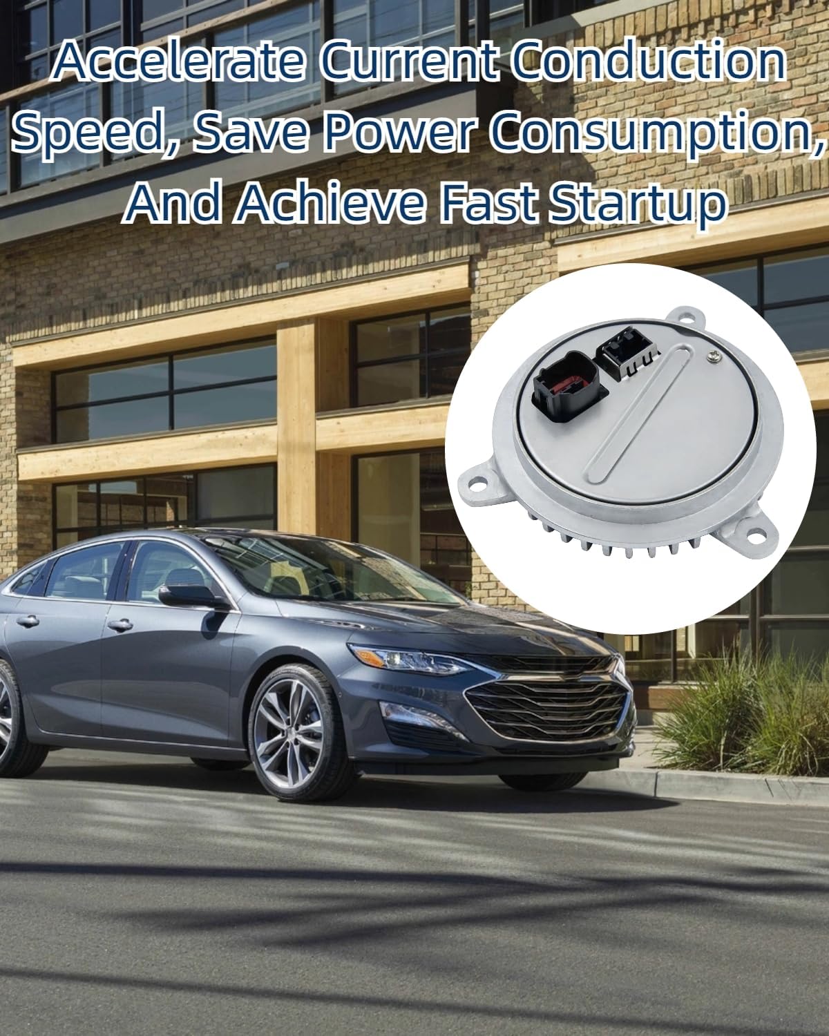 Xenon HID Headlamp Ballast 68224607AB Fits for Durango 2014-2020 for Impala Malibu Camaro 2014-2019 3.6L 6.2L 7.0L Replace 22860334, 22941301