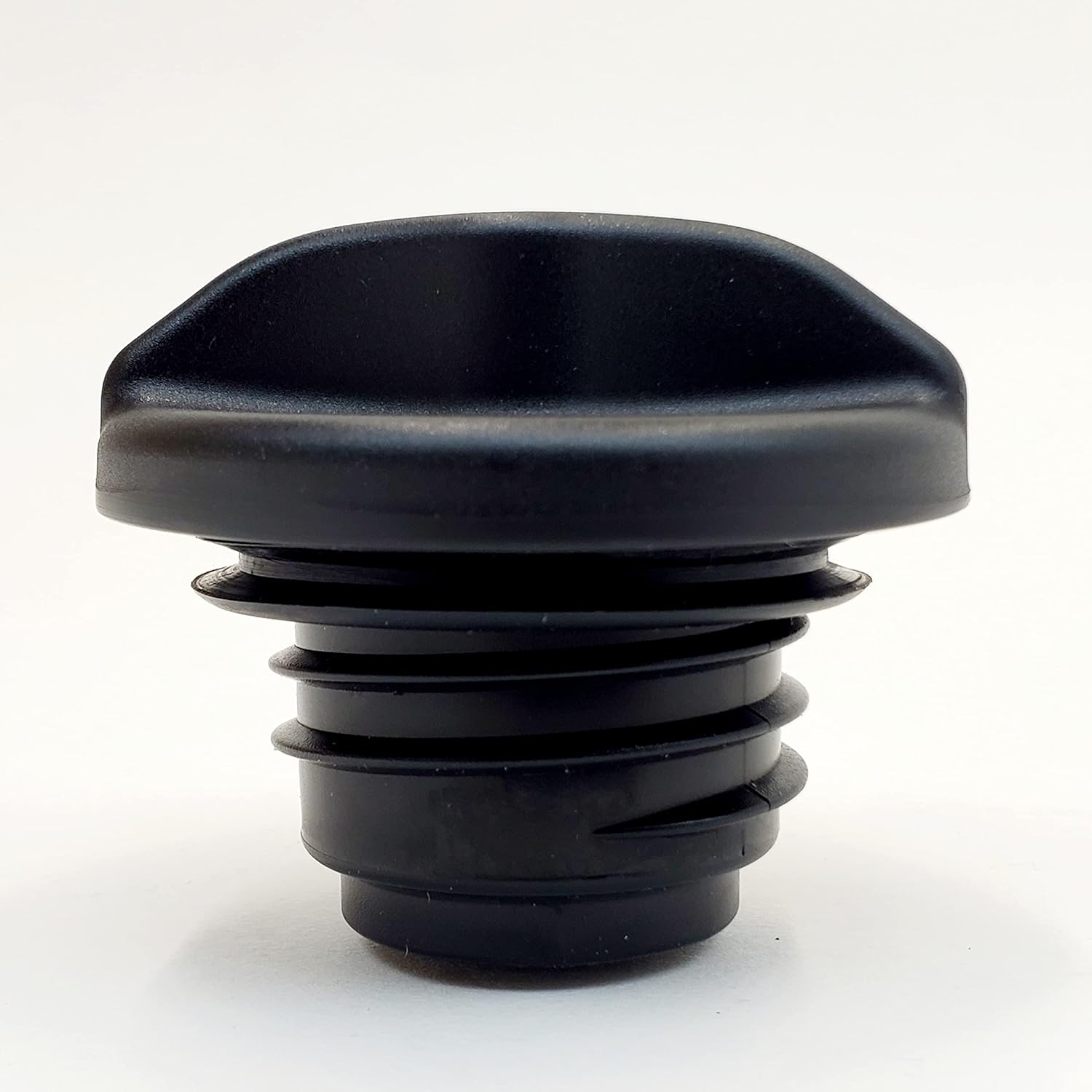 OE Style Black Plastic Gas Cap for Harley Touring Road King/Glide Models - 1992-2022; Replaces HD# 61274-92; Vented, Right Hand Thread