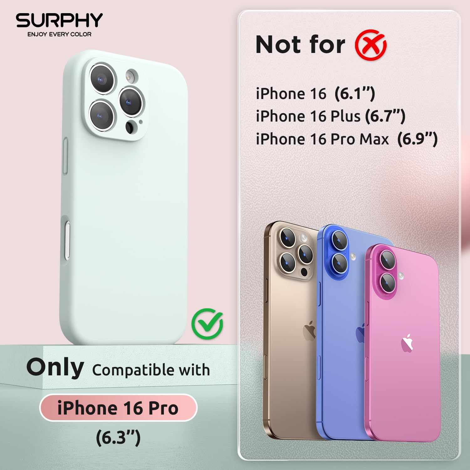 SURPHY Magnetic Design for iPhone 16 Pro Case - Image 2