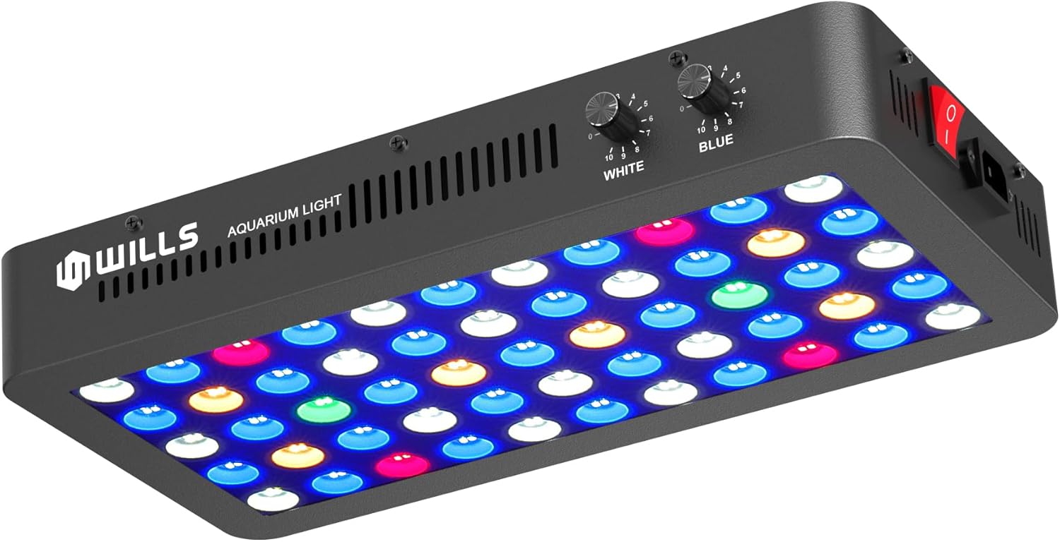 WILLS Aquarium Light with Dual Dimmable Channels
