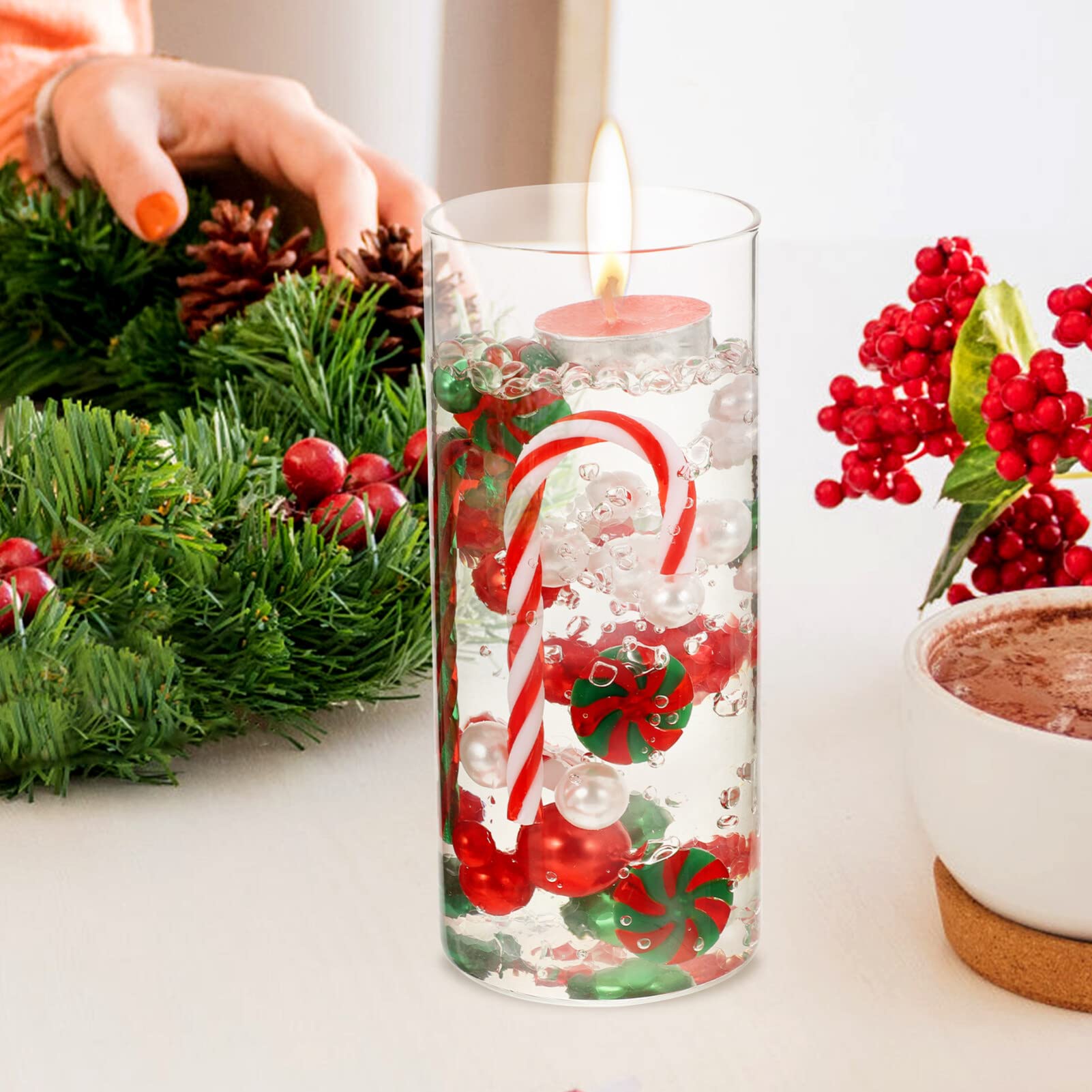 Candy Filled Vase Centerpiece