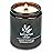 Hemlock Park Crackling Wood Wick Candle Handcrafted with Natural Coconut Wax (Standard 8 oz, Bergamot Cedar)