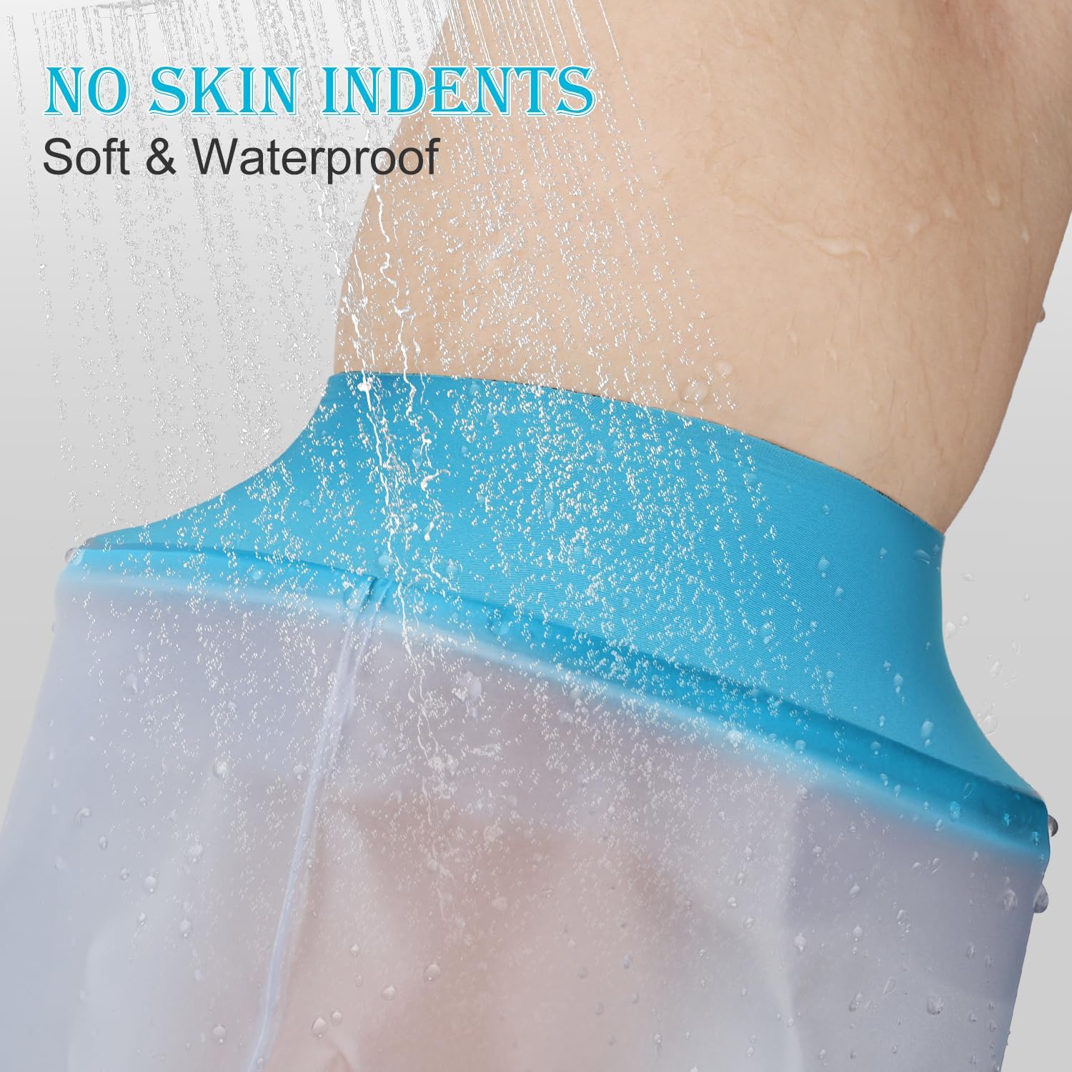 Asunby Cast Covers for Shower Arm Adult Waterproof,Reusable Full Cast Protector for Bandage,Hand,Wrist,Elbow,Soft Comfortable Showering Sleeve Bag to Keep Wounds Dry,After Surgery Gifts(Extra Long)