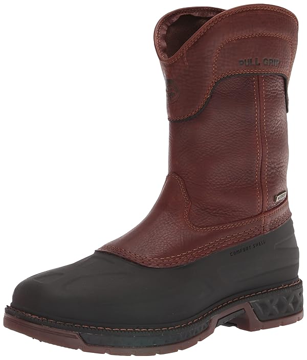 Georgia Boot Carbo-Tec LTR Steel Toe Waterproof Pull On Boot, Brown, Size 12(M) by Georgia Boot - Used condition - US$99.31