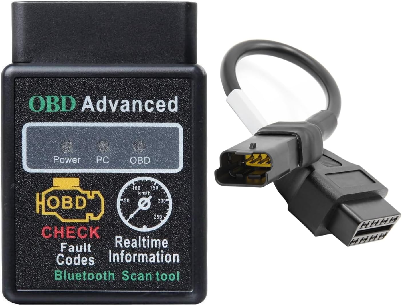 ELM327 V1.5 with Motorcycle OBD-2 Cables for Ducati Mini OBDⅡ Scanner E-F-I Motobike Fault Diagnosis Tool OBD Protocol