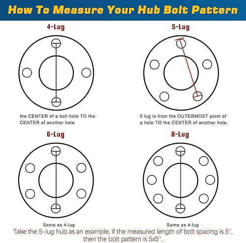 Miniatura 8 de 2 juegos de kit de cubo de remolque 5 en 5 pulgadas para eje cónico de 3500 lbs de 1-116 pulgadas a 1-38 pulgadas, kit de eje de remolque de 5x5