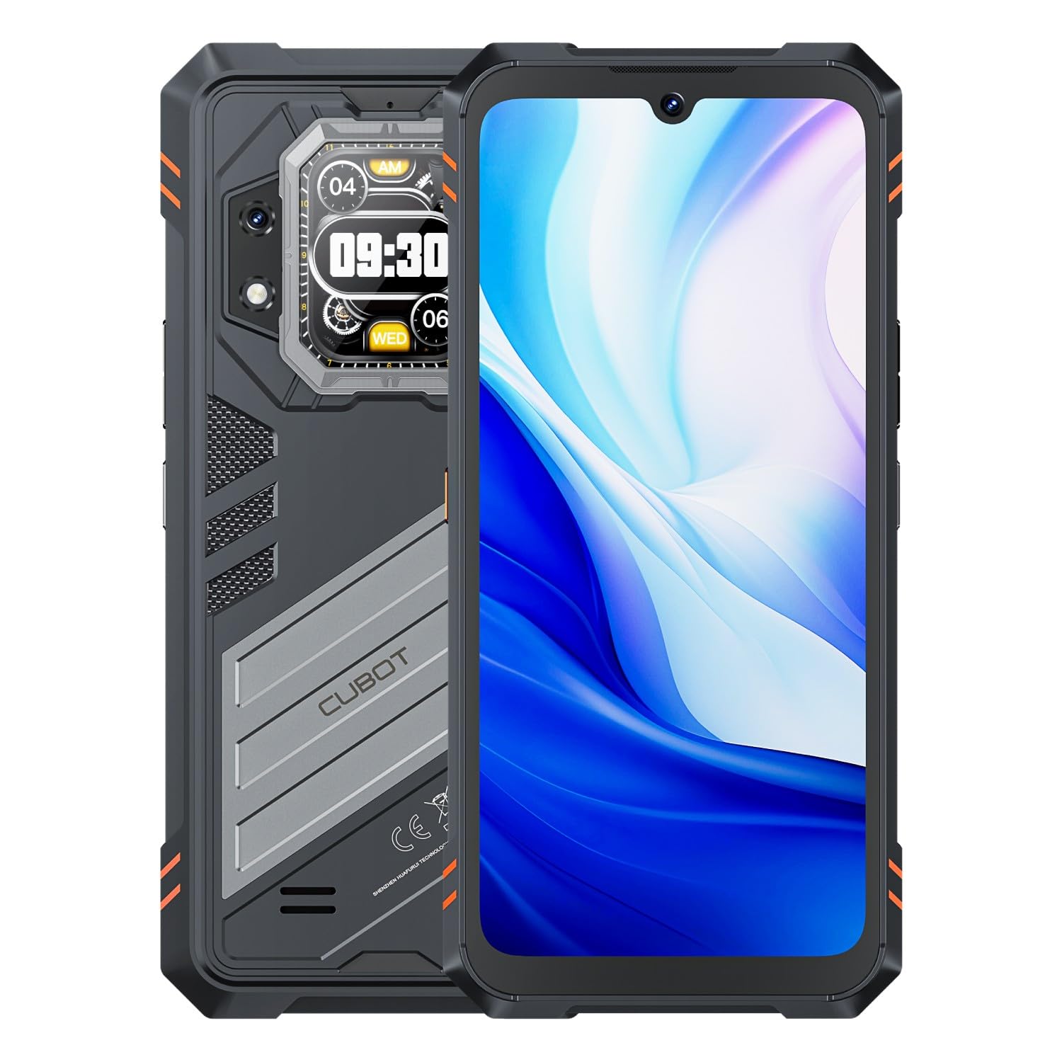 KingKong Star 2 - Smartfon 6,72" FHD+, 24GB (12GB+12GB) RAM i 256GB ROM, Potrójny Aparat 100 MP + Makro 5 MP, Bateria 5100mAh, Android 14, Procesor MediaTek Dimensity 8200, Kolor Czarny