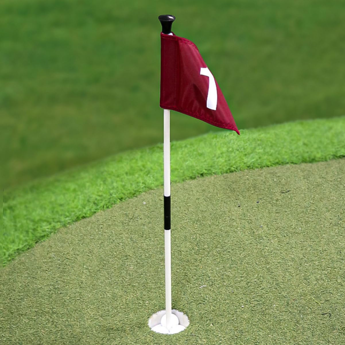 BESPORTBLE 1Satz Golf Flagpole mit Übungsflagge Hochwertige Golffahne für Trainingsplätze Nummerierter Flagge für Präzises für Golfer und Outdoor-aktivitäten