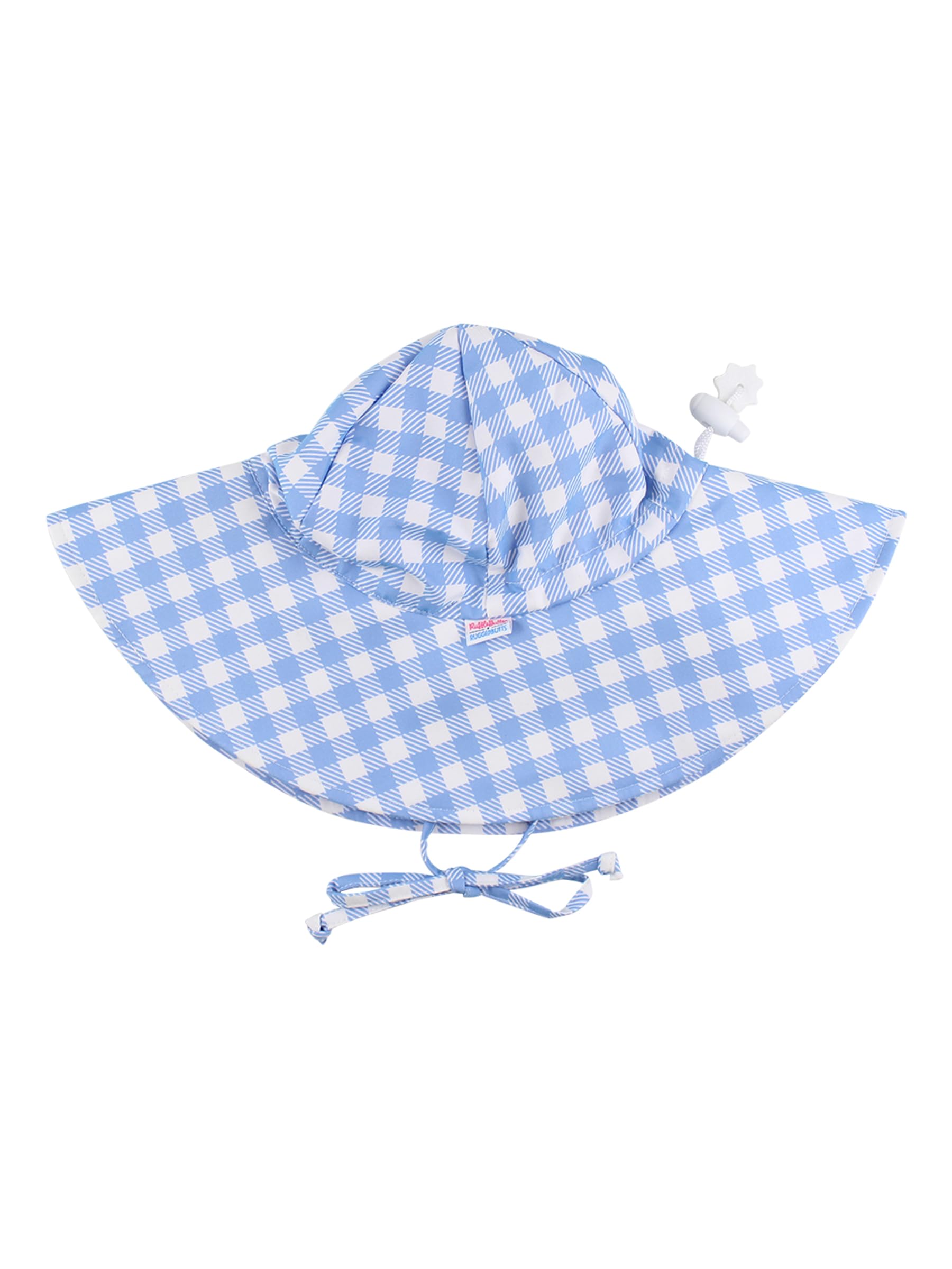 RuffleButts Baby Girls Floppy Wide Brim UPF 50+ - Baby Sun Hat
