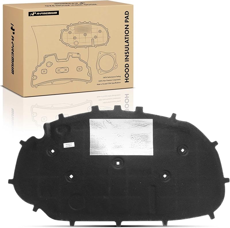 A-Premium Hood Insulation Pad Compatible with Volkswagen | for Jetta/Golf/GTI 2010-2014, Golf R 2012-2013