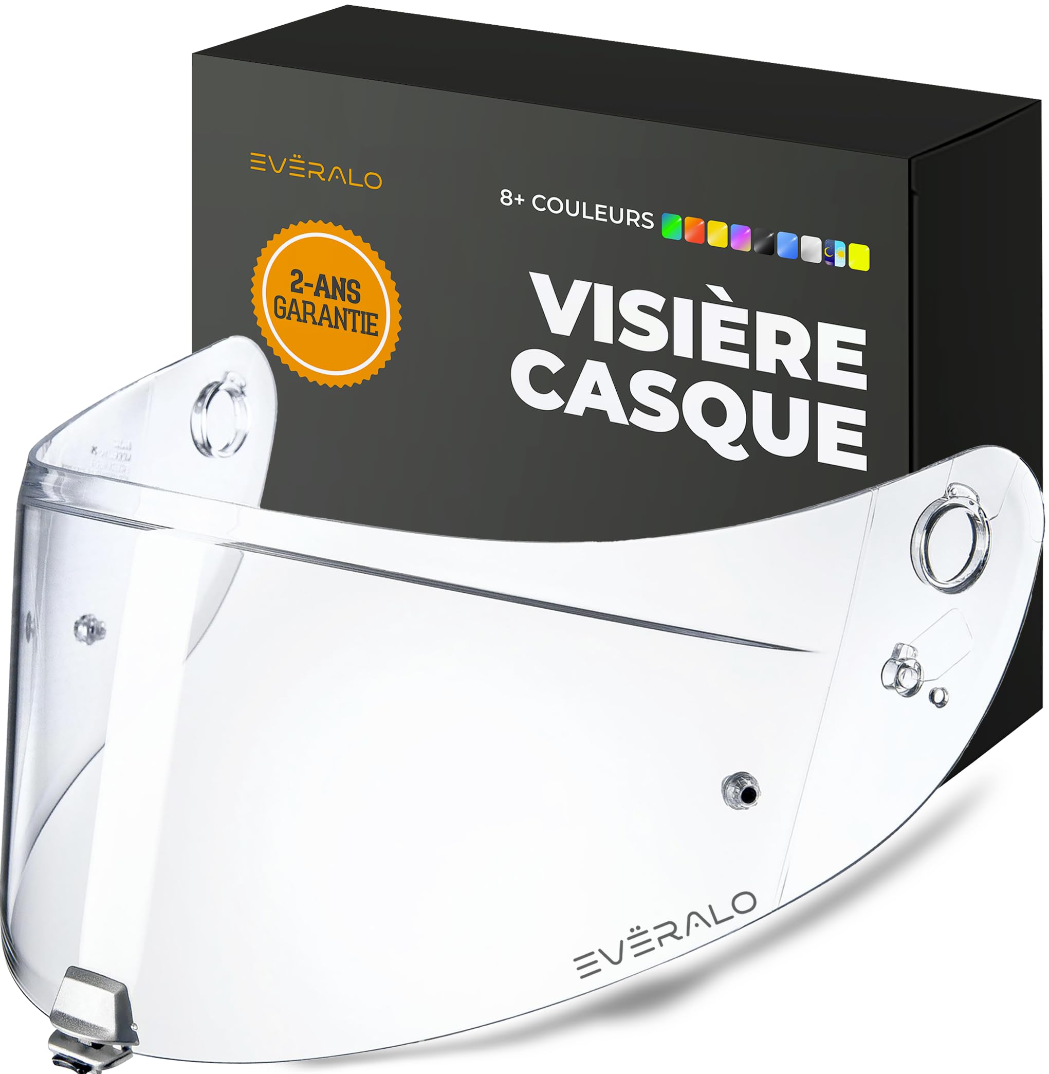 Écran pour Casque HJC RPHA 70 - RPHA 11 - HJ26 - HJ-26ST | Visière de rechange exclusive, compatible avec lentille antibuée et Tear-Off