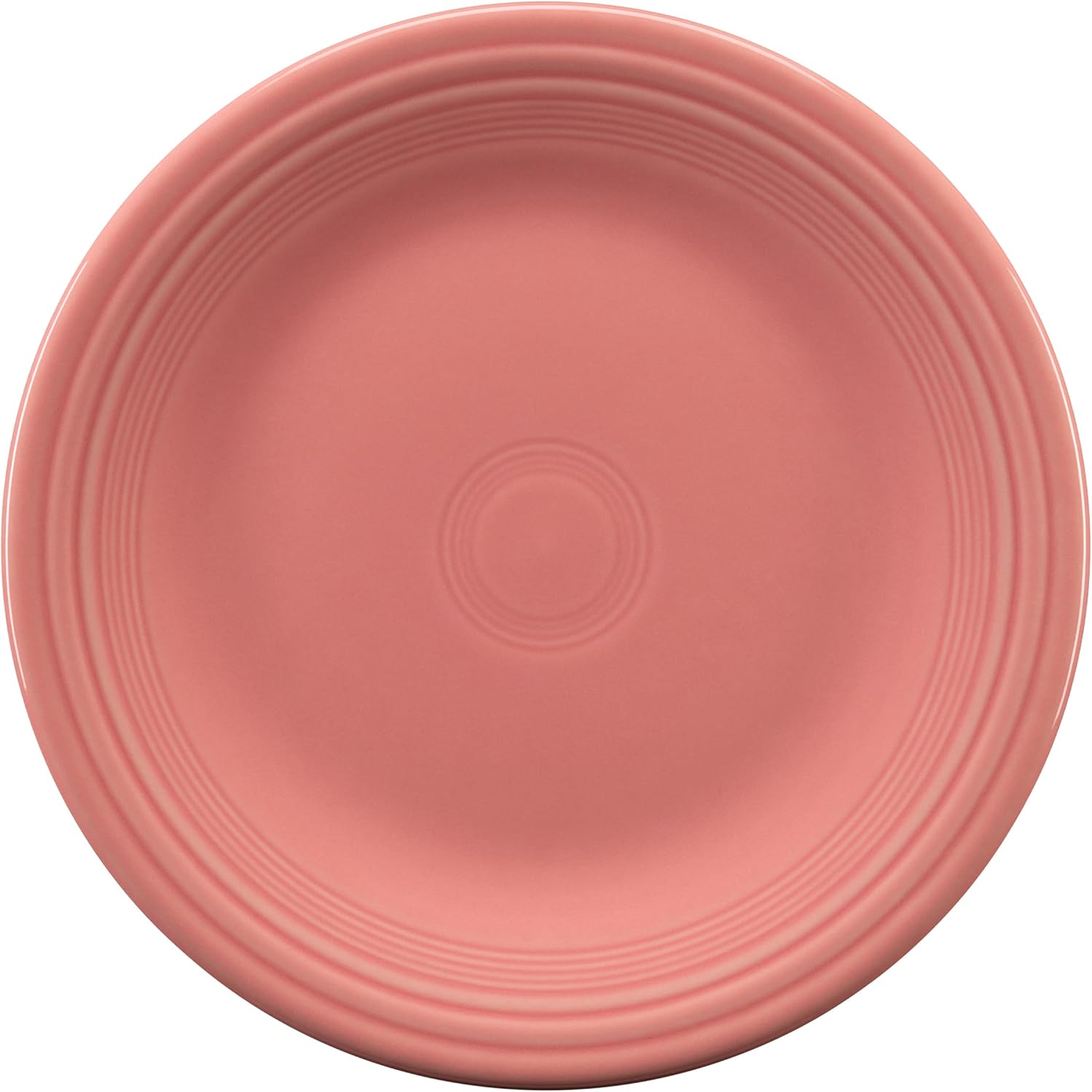Fiesta® Classic Rim 9" Luncheon Plate – Durable Ceramic, Lead-Free, Dishwasher/Microwave/Oven Safe – Made in USA Dinnerware - White