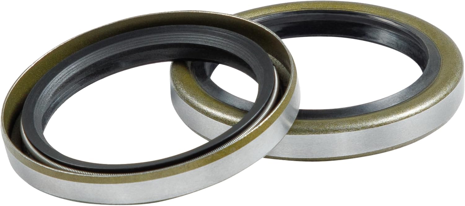 Lippert Double Lip Grease Seal for 2,200-lb. Trailer Brake/Idler Hub Assemblies with 1.983" Hub Bore Diameter, 1.5" Spindle Diameter, 1/4" Width, Grease Application (2-Pack) - 2023134653