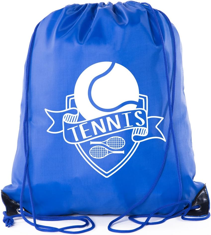 Mato & Hash Tennis Backpacks| Tennis Drawstring bags for Camp, Parties, and Fundraisers! - 10PK Royal CA2500Tennis S2