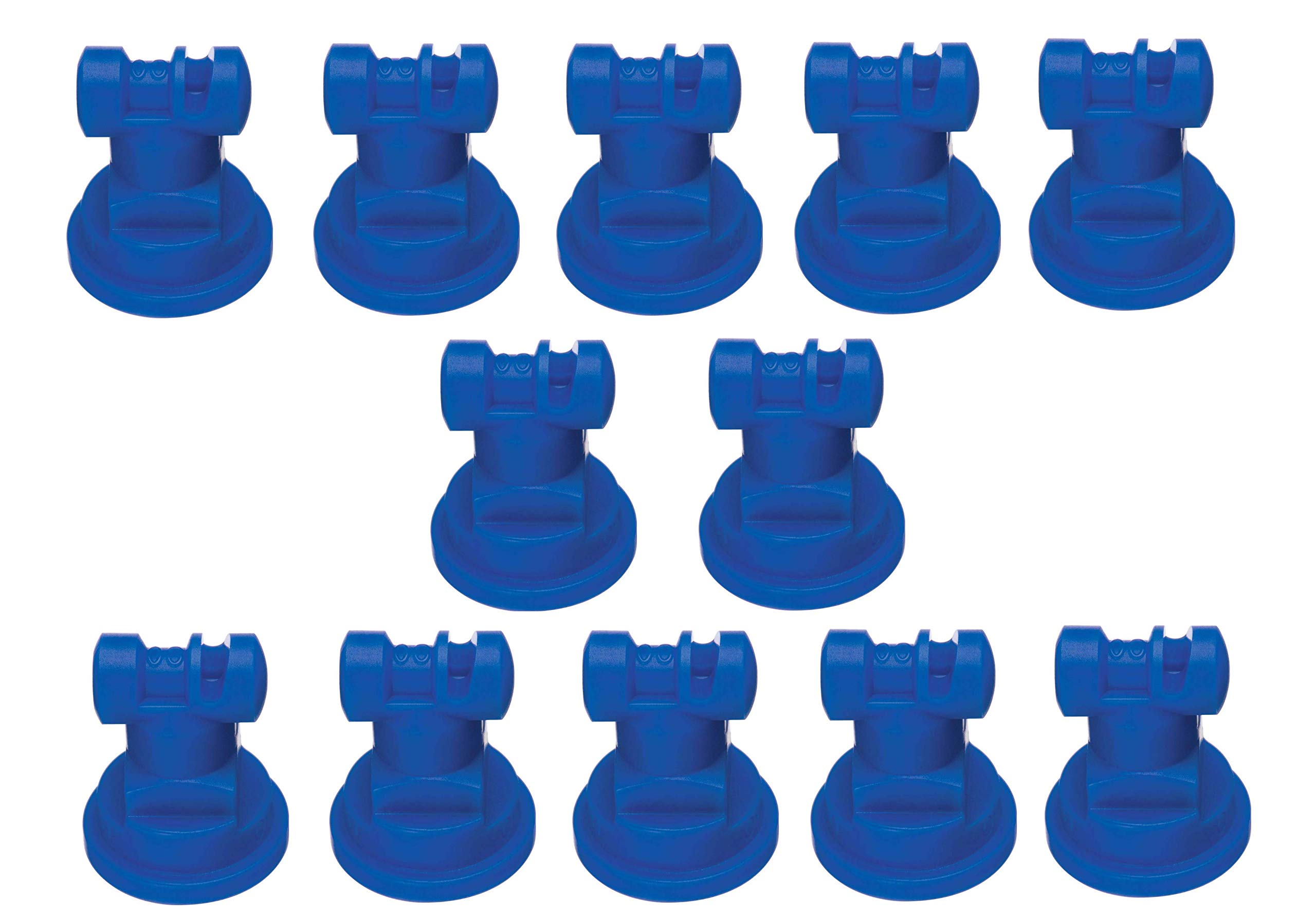 Pack of 12 - TeeJet Wide Angle Flat Spray Tips Blue 110° Polymer Visiflo Farmer Bob's Parts TT11003-VP