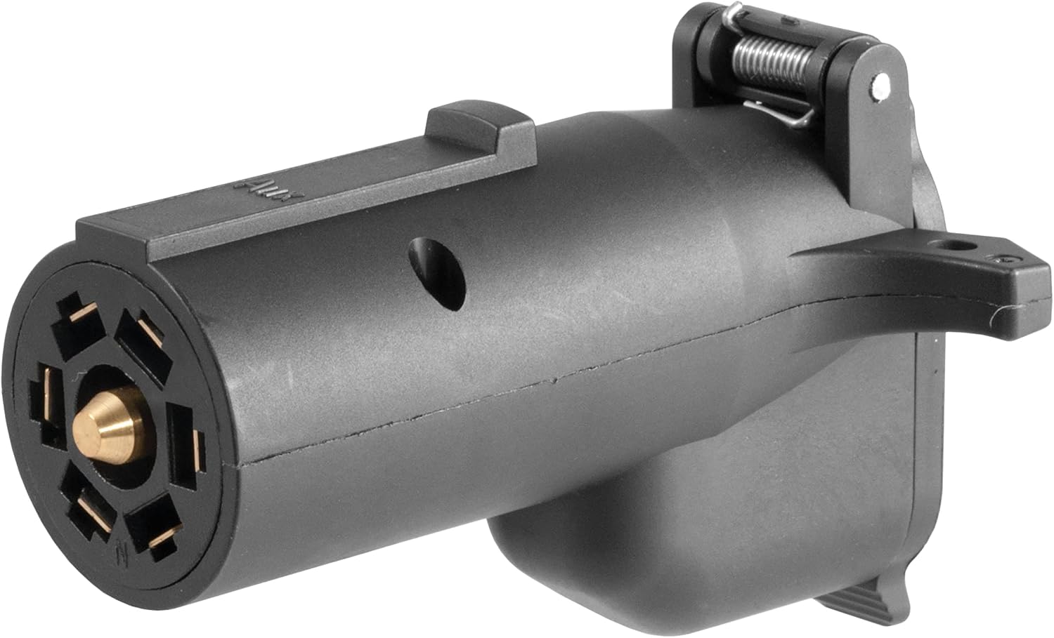 Curt Manufacturing 57726 7-Way Round RV to 6-Way Round Adapter