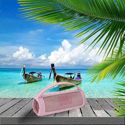 Miniatura 12 de JCHPINE Funda de silicona para altavoz Bluetooth portátil JBL Flip 6, soporte de transporte protector para accesorios de altavoces JBL Flip 6