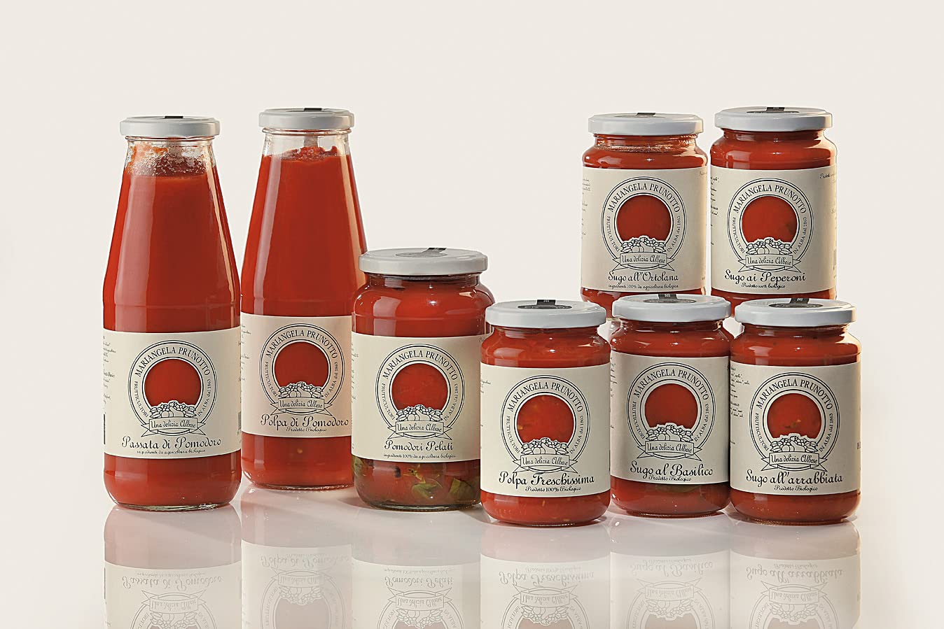 Mariangela Prunotto - Una Delizia Albese - Frutticultori In Alba Dal 1864 Azienda Agricola - Polpa Freschissima Biologica di Pomodoro 12 vasetti da 340 g (12x340g)