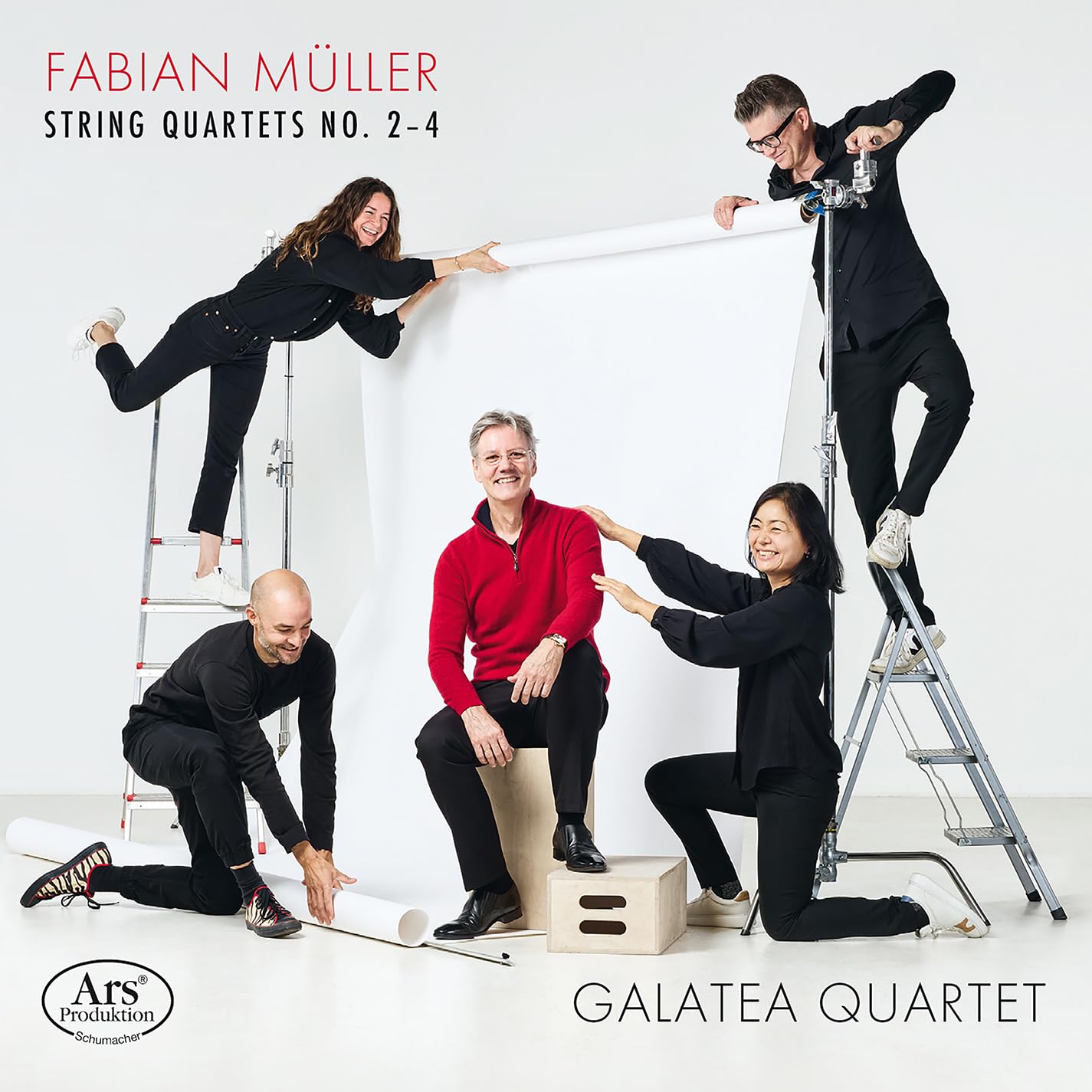 ARS38675 Galatea Quartet Fabian Muller: String Quartets Nos. 2-4 CD ARS38675 NEW