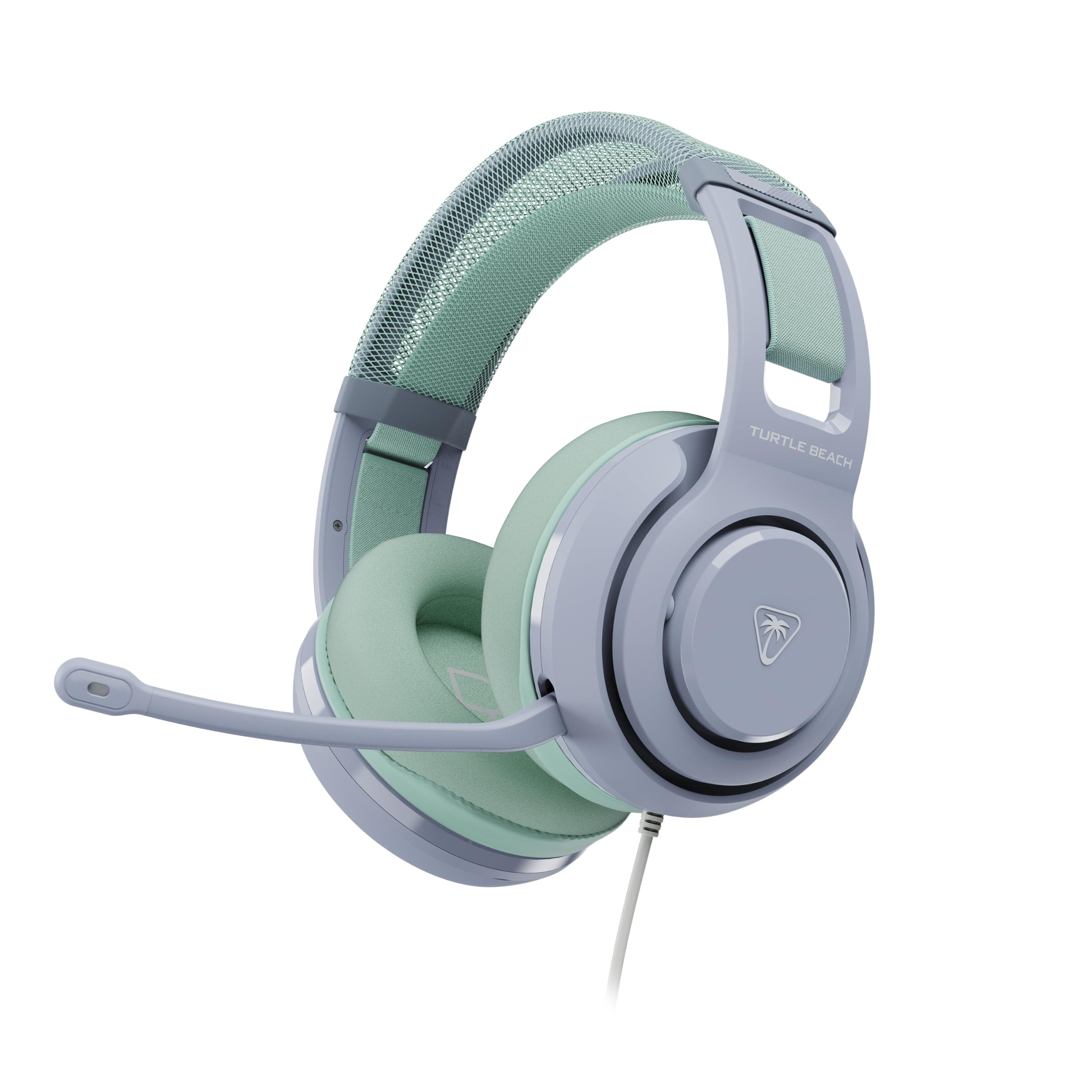 Turtle Beach Atlas 200 Seafoam Breeze Casque de Gaming Multi-Plateforme Filaire w/transducteurs Nanoclear de 50 mm pour Xbox, PlayStation et PC
