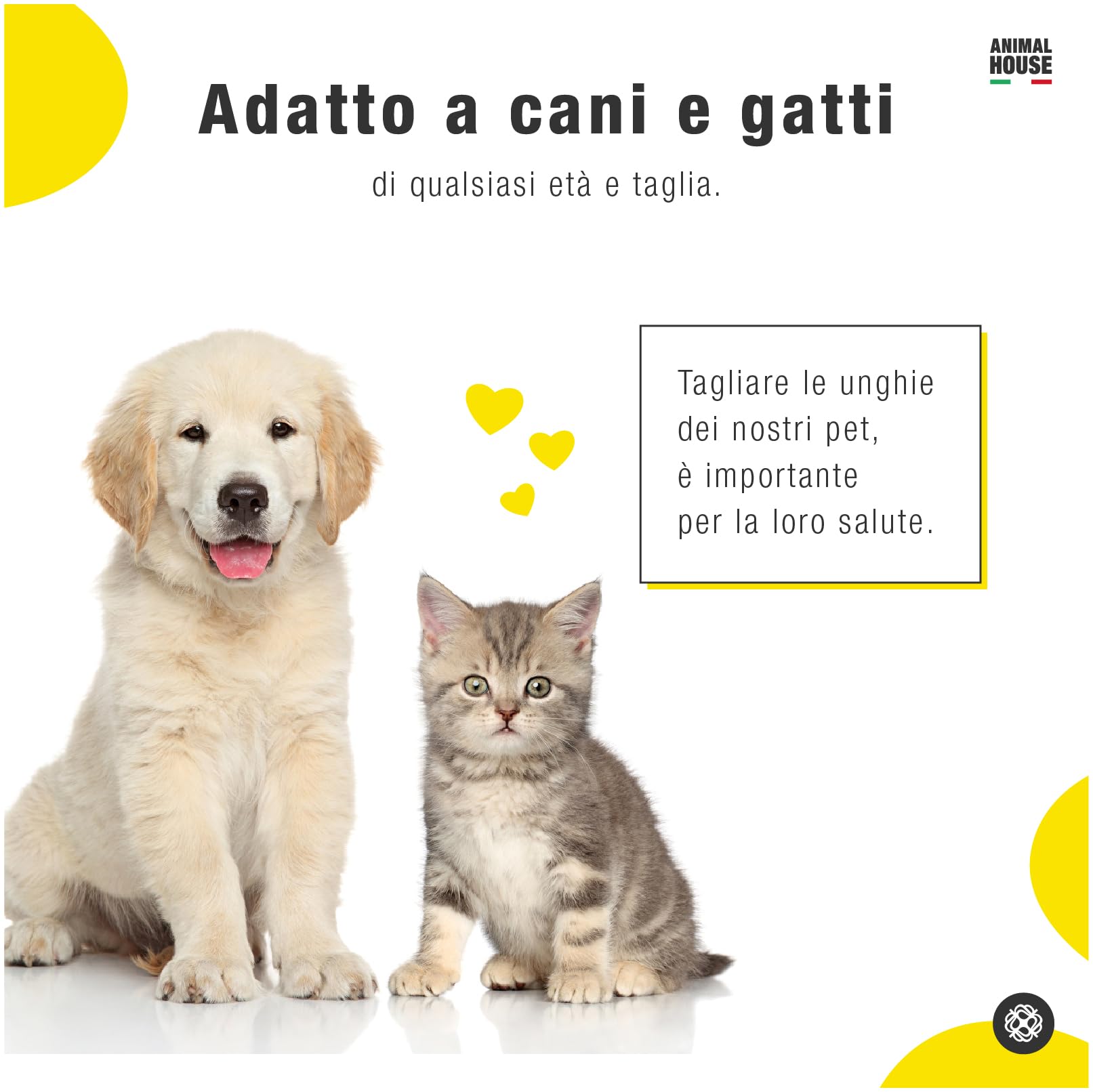 Animal House Precision PRO: Obcinacz do paznokci z oświetleniem LED i zaawansowanym systemem bezpieczeństwa, z wbudowaną soczewką powiększającą - precyzyjne i bezpieczne cięcie dla psów i kotów