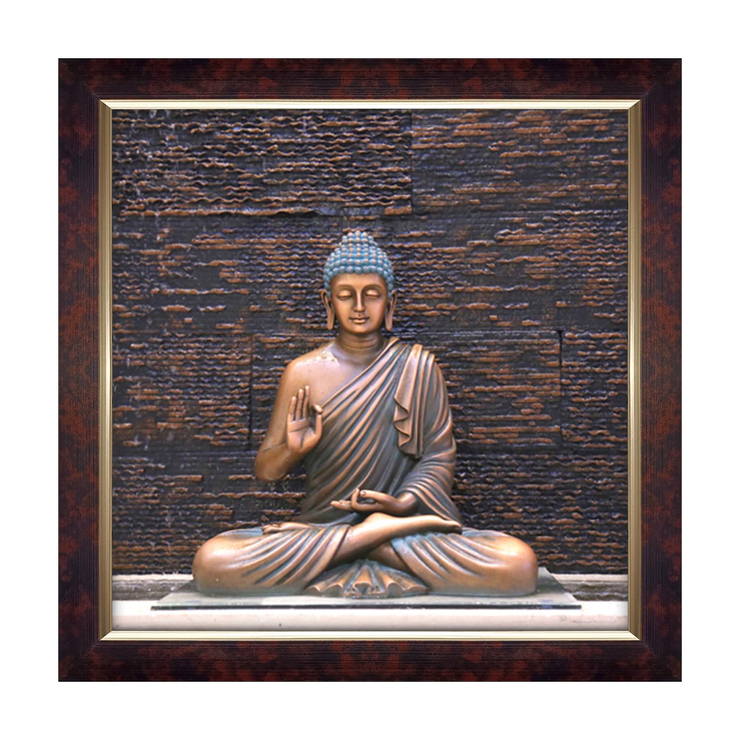 Golden Tree Photo Frame - Elegant Wall Decor -12