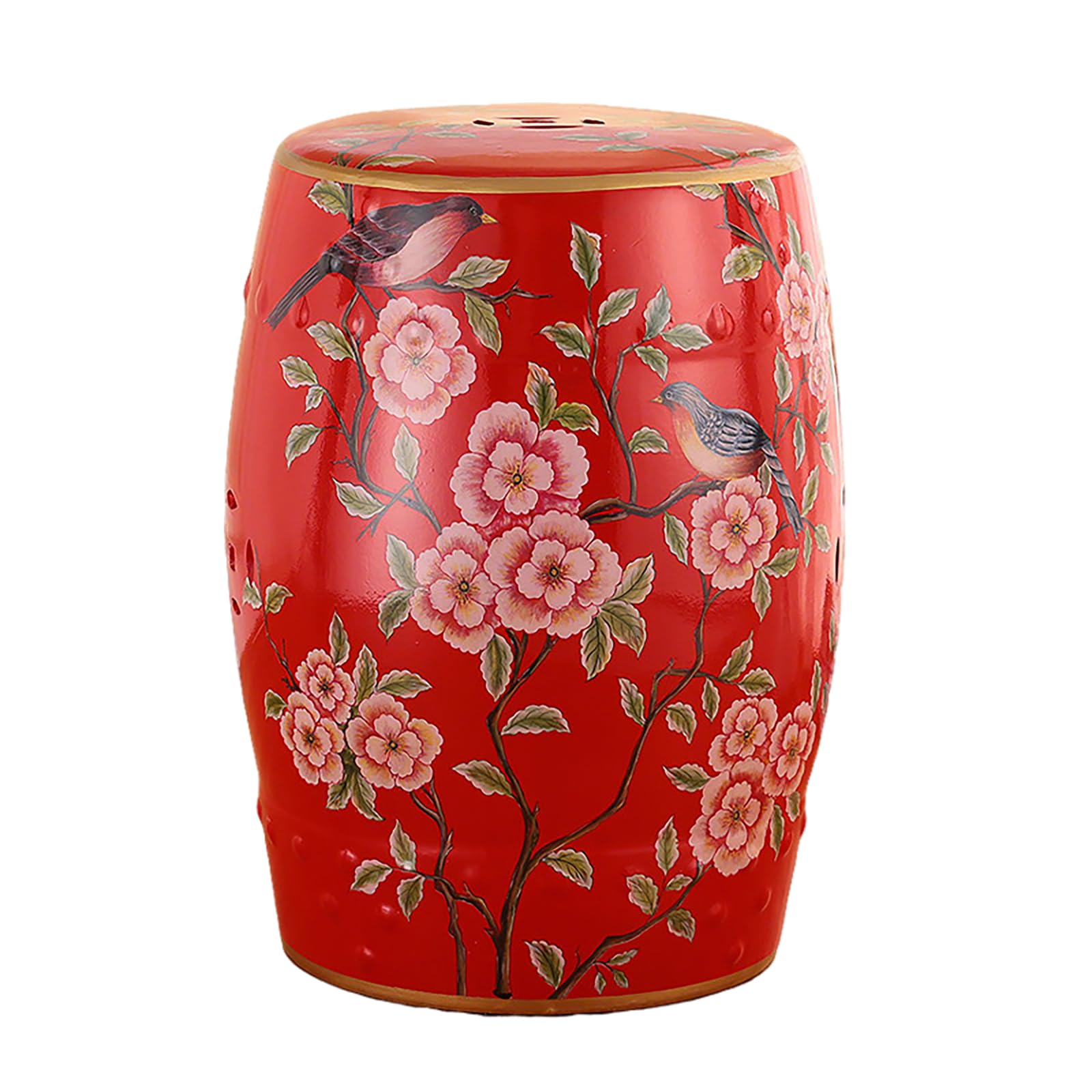 Table d'appoint Ronde en céramique pour embellir votre patio fleuri