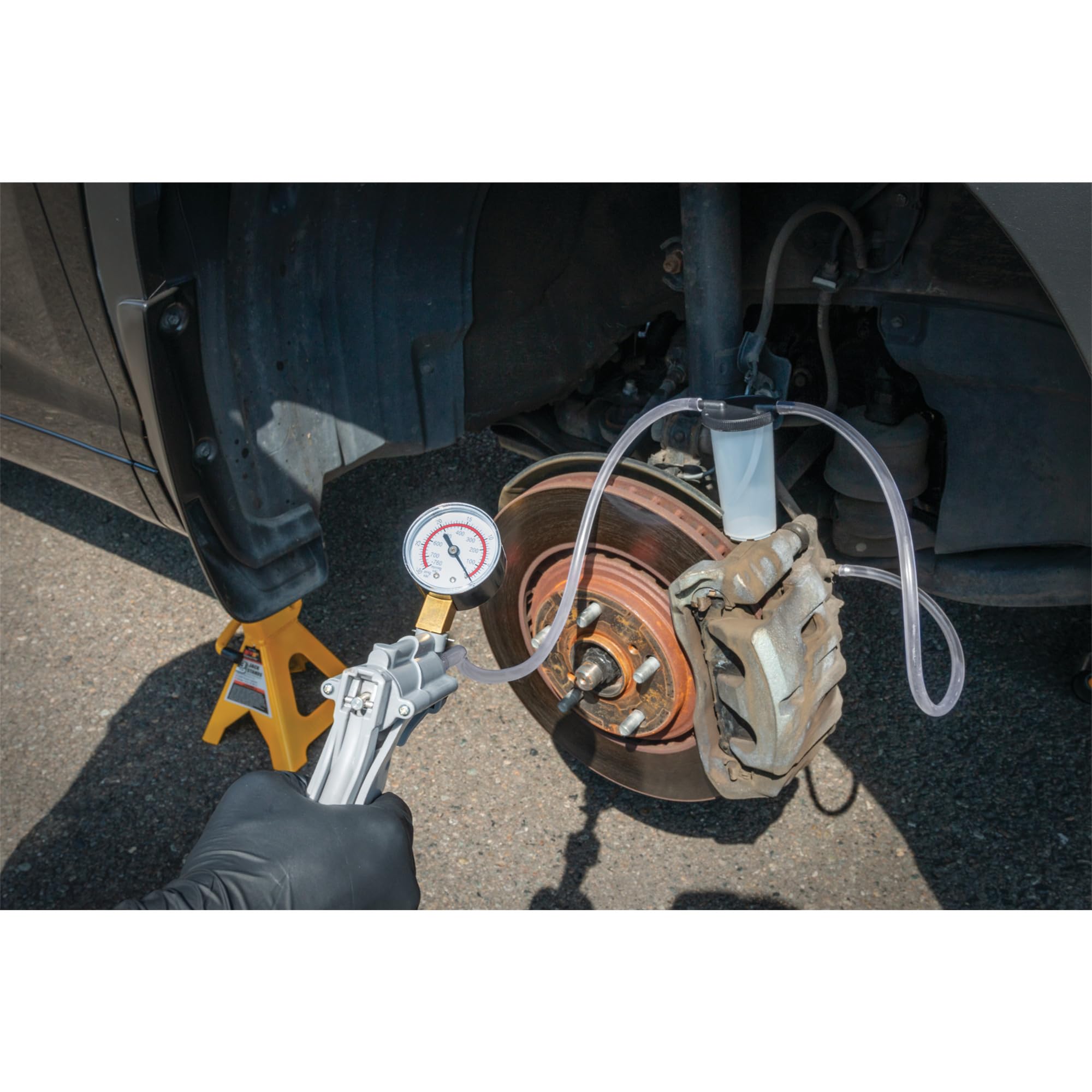 PERFORMANCE TOOL W87030 Kit de Bomba de vacío Manual para Purga de Frenos y Pruebas automotrices