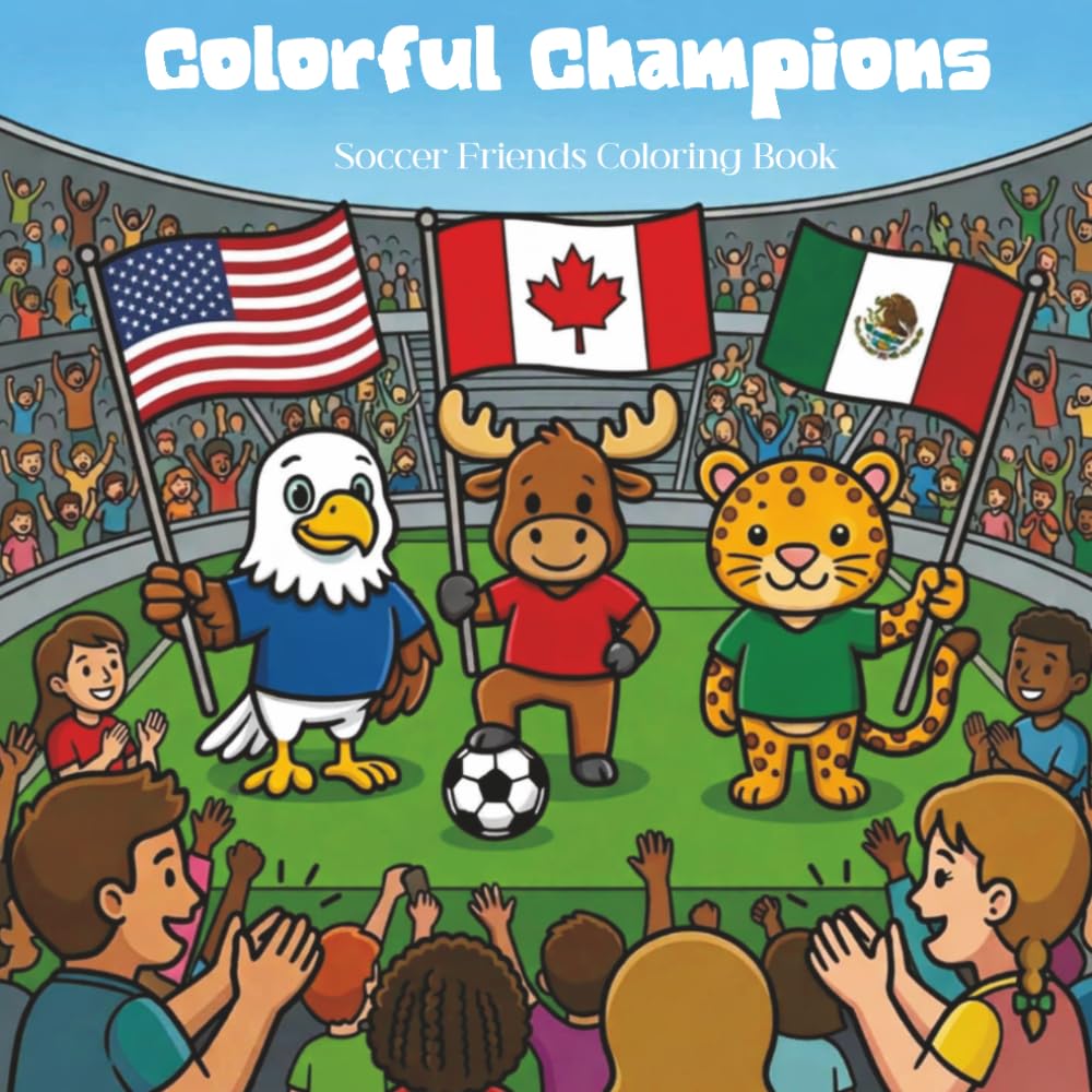 Colorful Champions: Soccer Friends Coloring Book