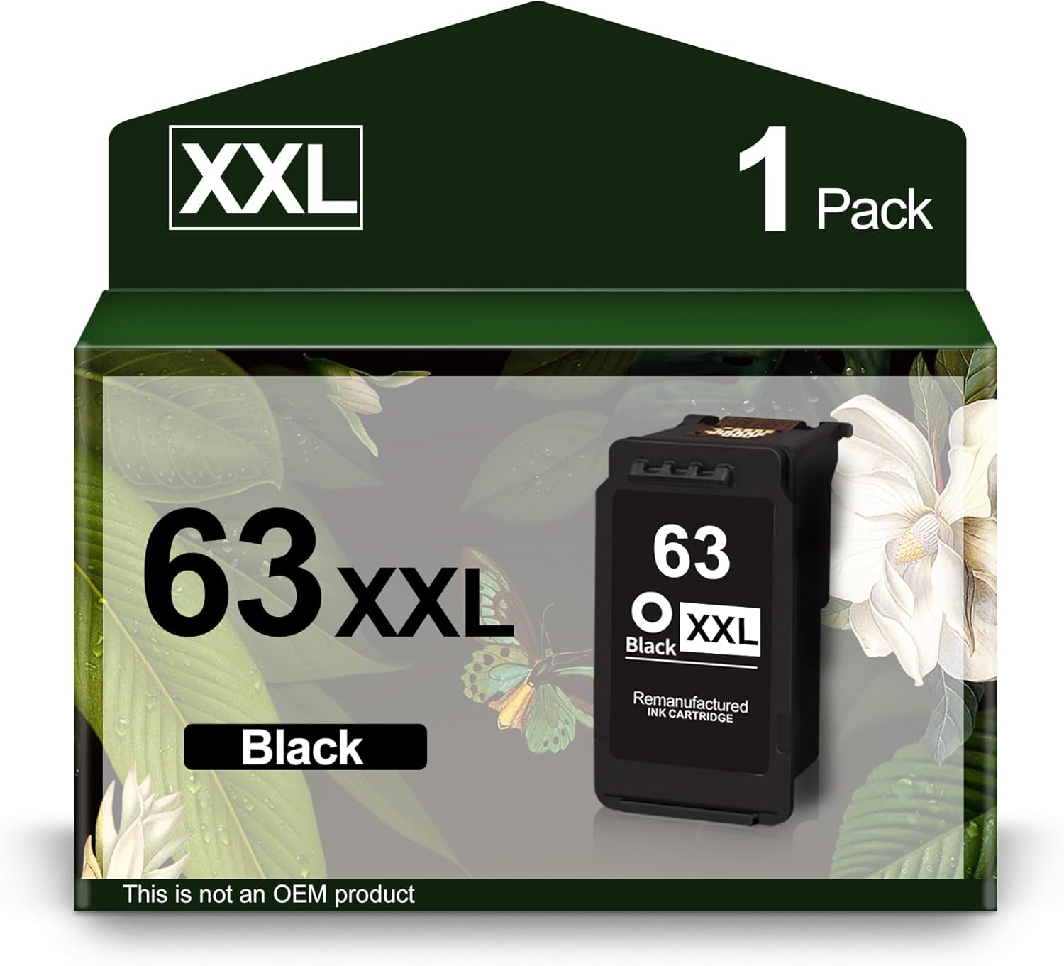 63XL Black Ink Cartridge Replacement for HP Ink 63 63XXL HP
